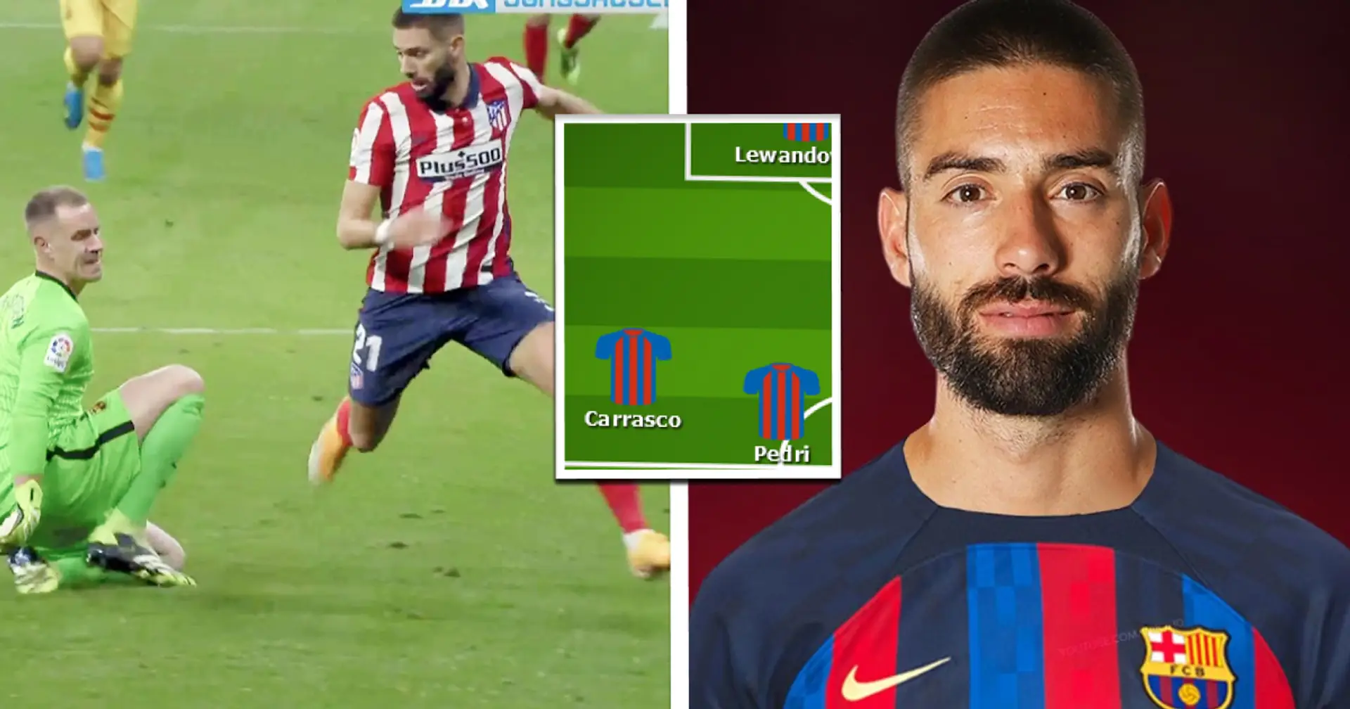 3 formas en las que el Barça puede alinearse con Carrasco