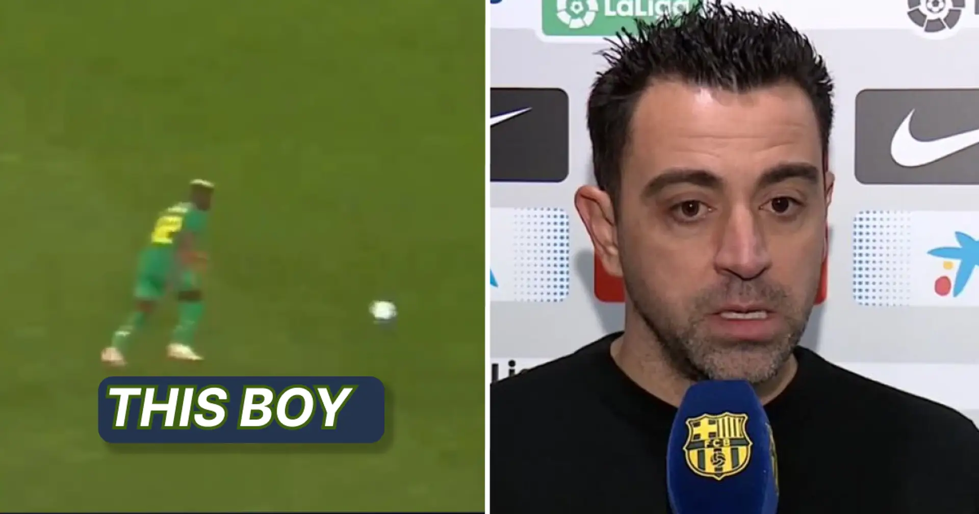 Barca fans call Xavi attention as teenage super talent perform wonders for national team – not Cubarsi