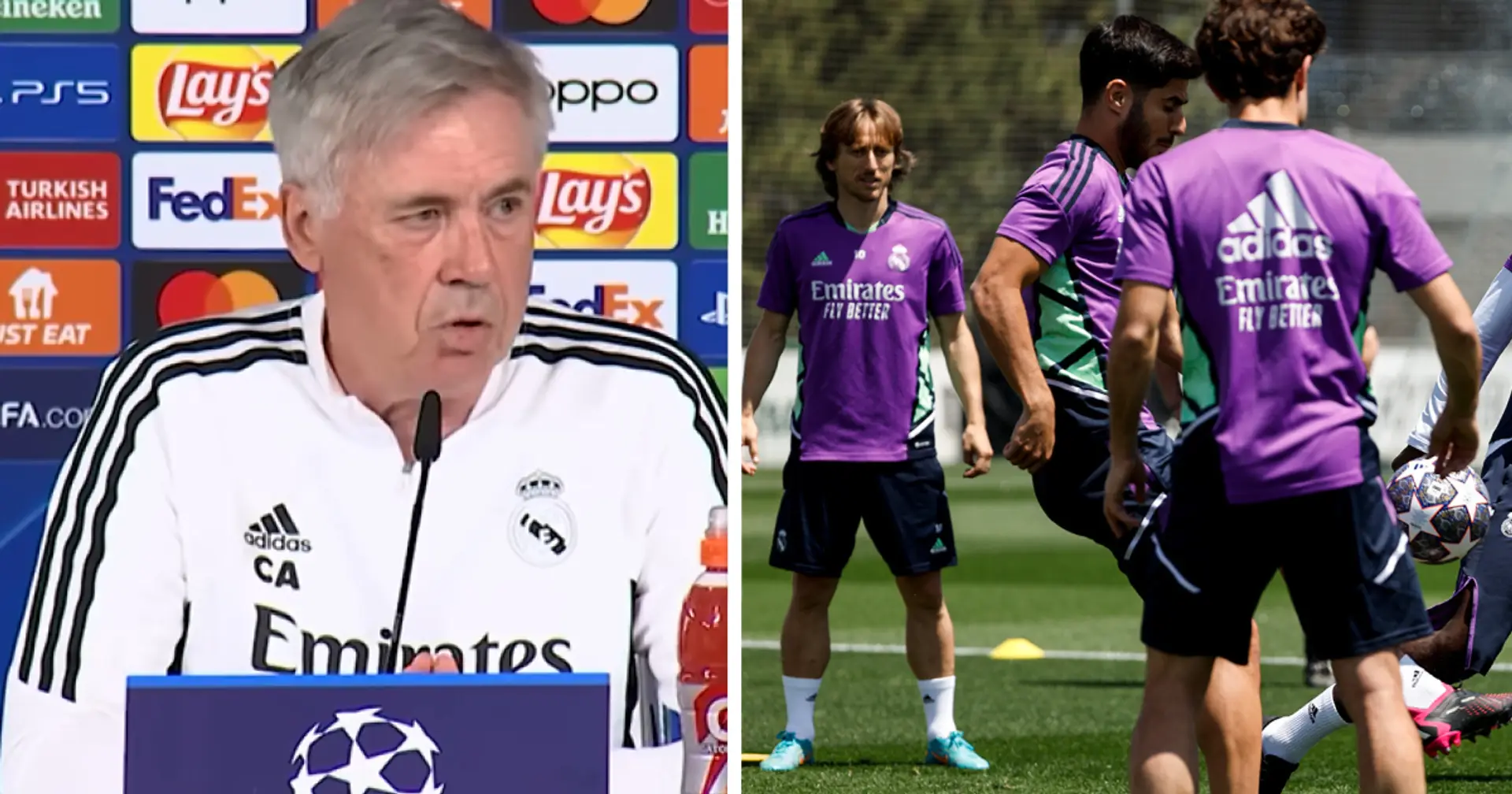 2 Real Madrid players who will play against Man City with injury named