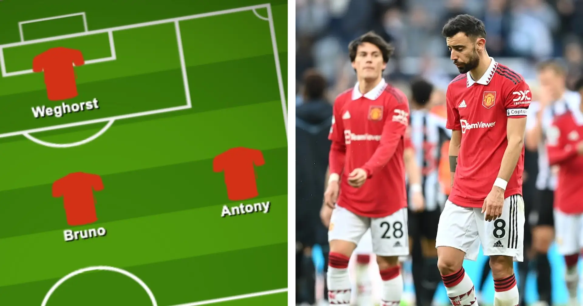 Man United's biggest strength in Newcastle defeat -  shown in lineup