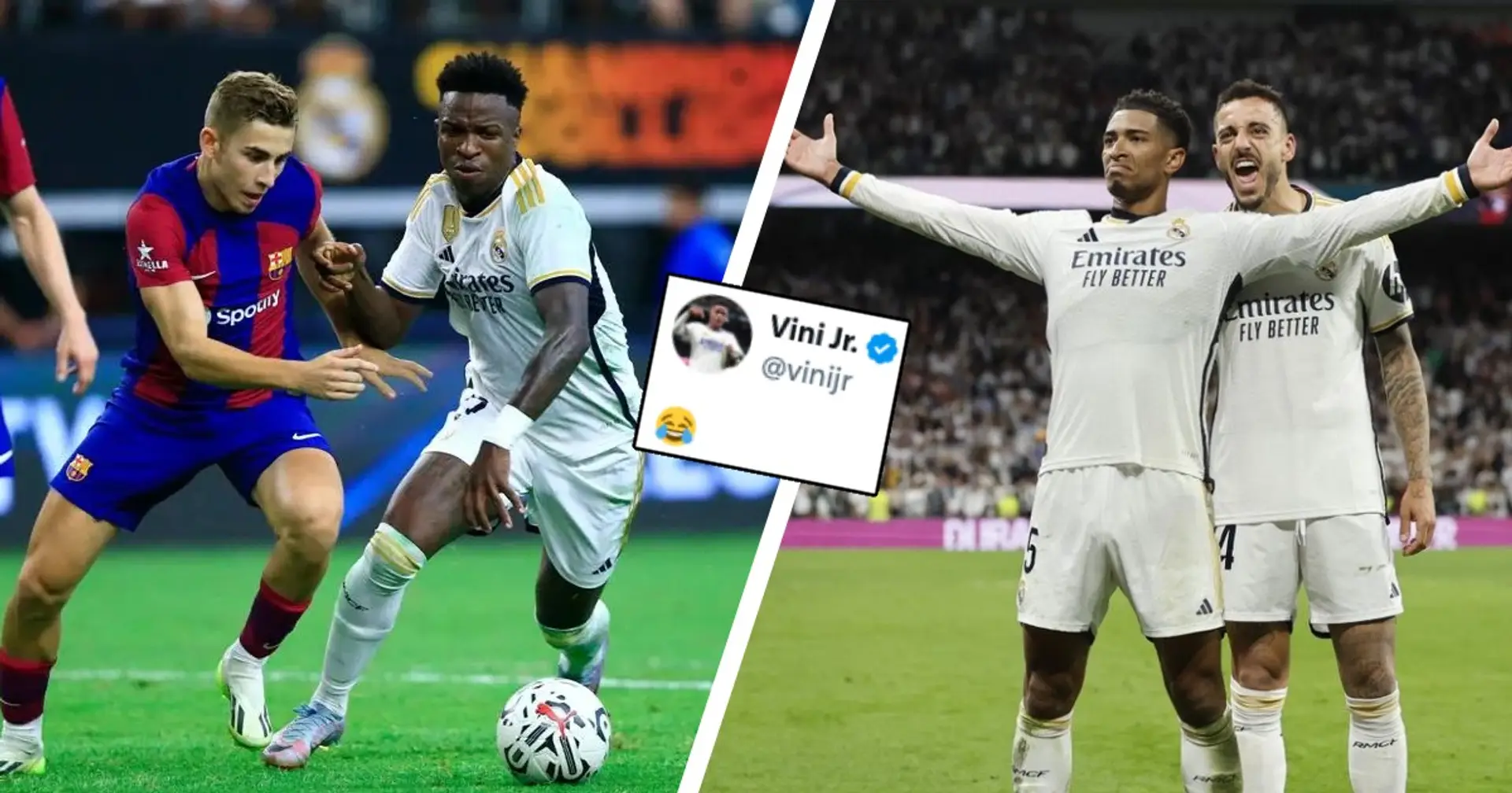 Vinicius rightfully pokes fun at Fermin Lopez - Barca player at fault