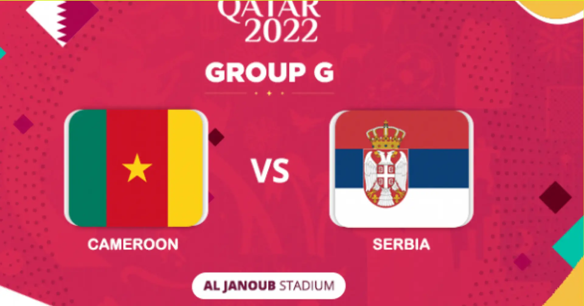 Cameroon vs Serbia: Official team lineups for the World Cup clash revealed