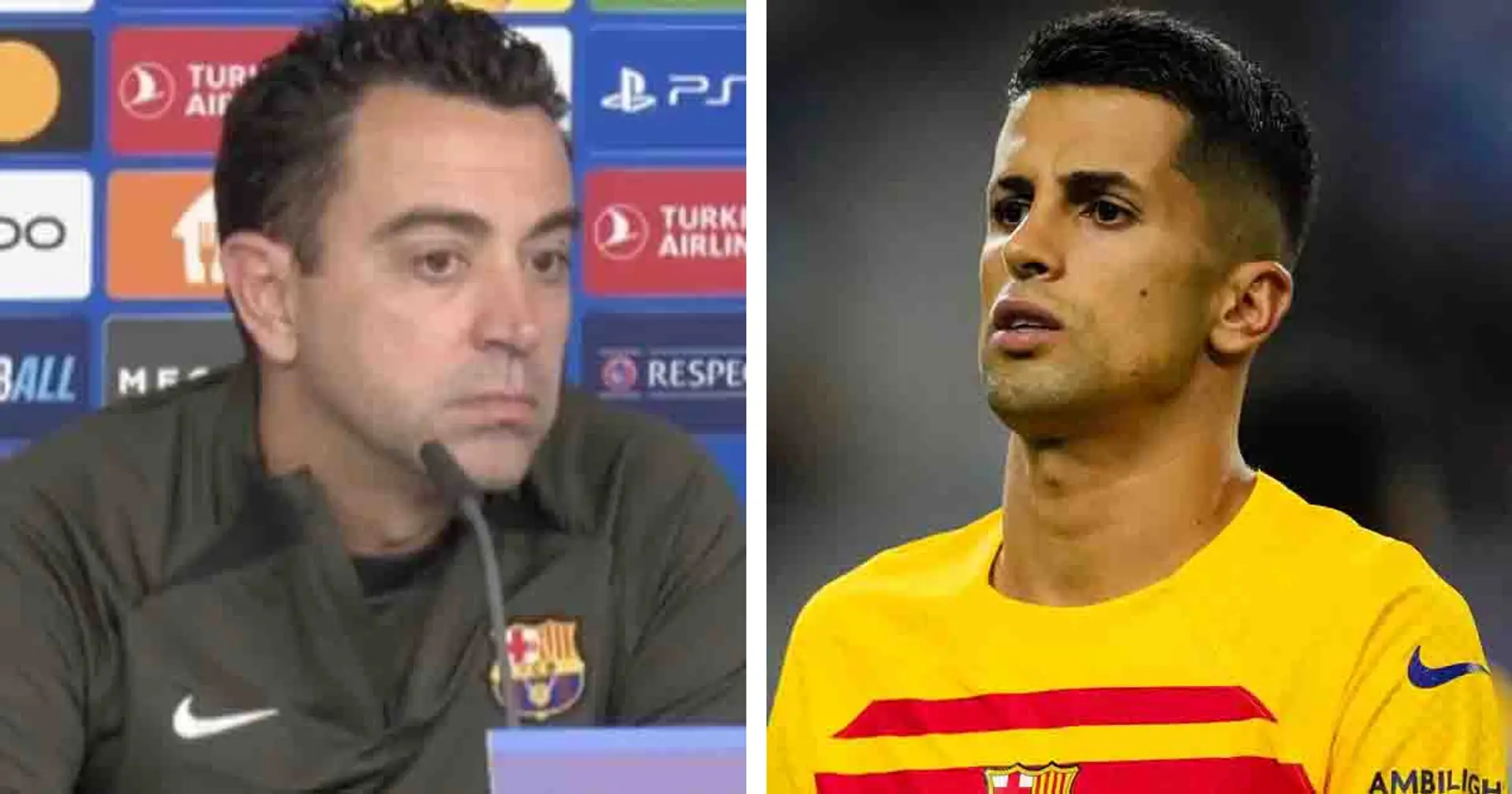 ¿Cancelo seguirá jugando en el mediocampo del Barça? Xavi responde