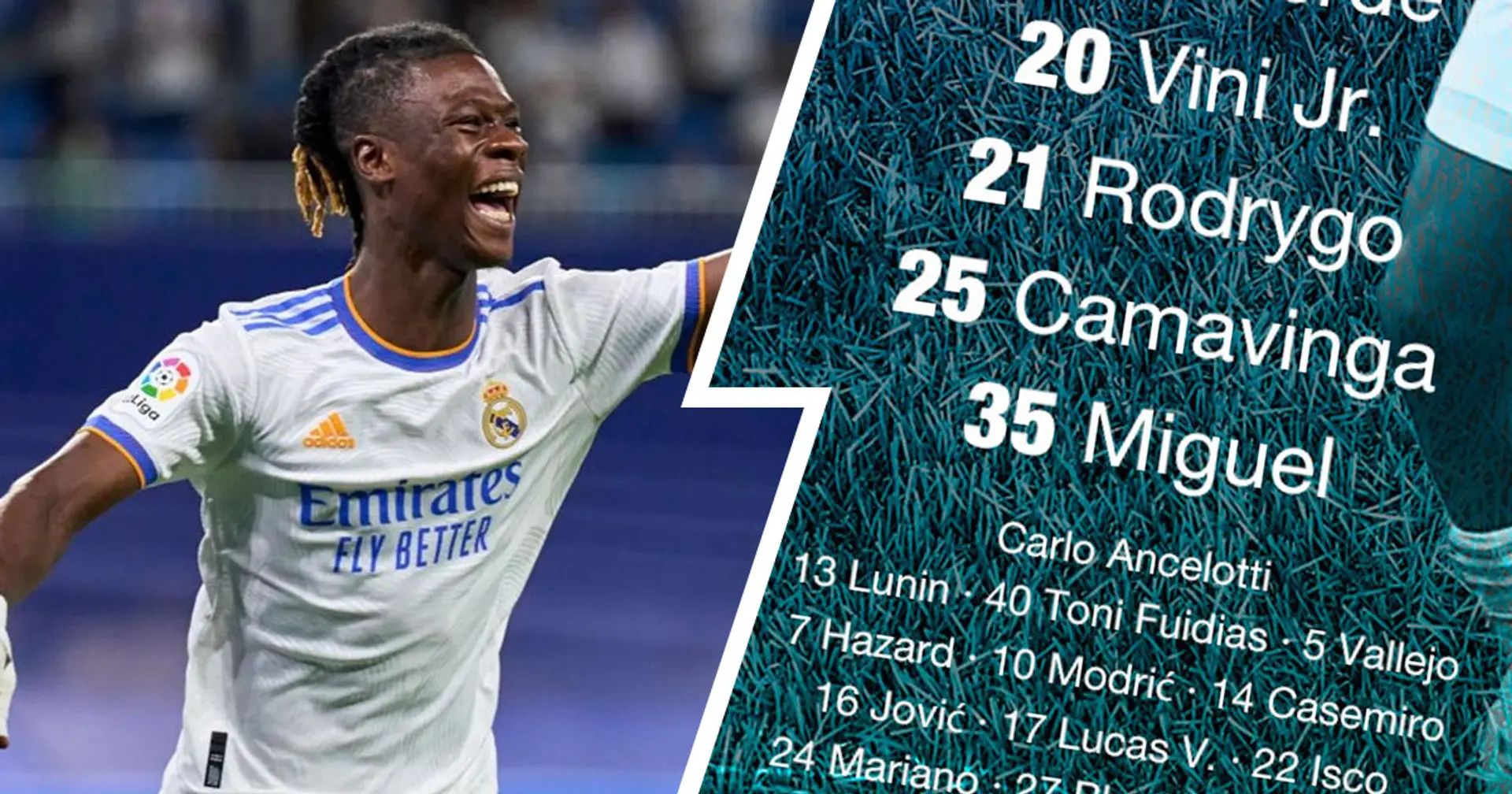 OFFICIAL: Real Madrid XI vs Mallorca unveiled