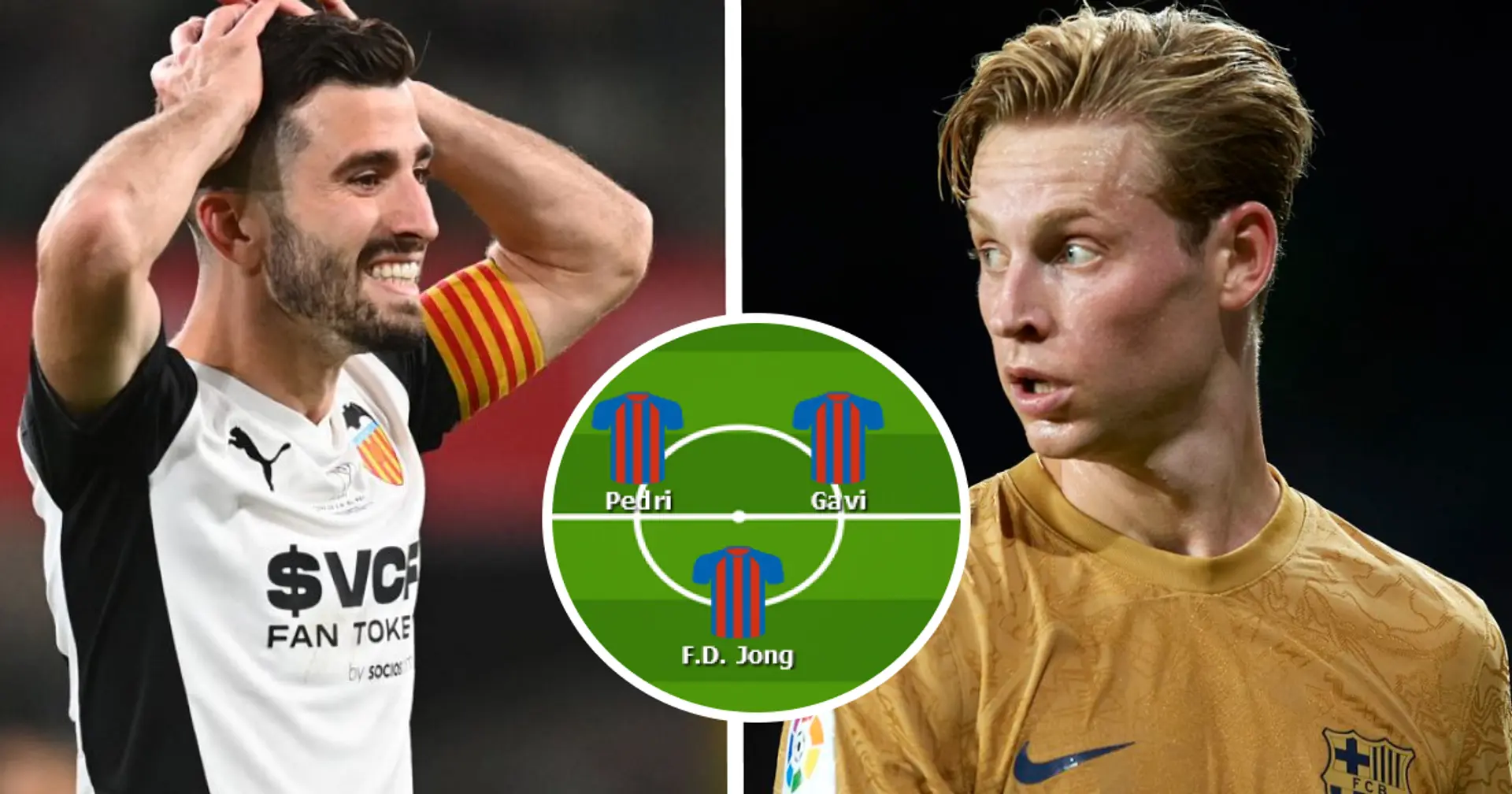 Les visiteurs privés de 2 joueurs clés: nouvelles de l'équipe et compositions probables pour le choc Valence vs Barça