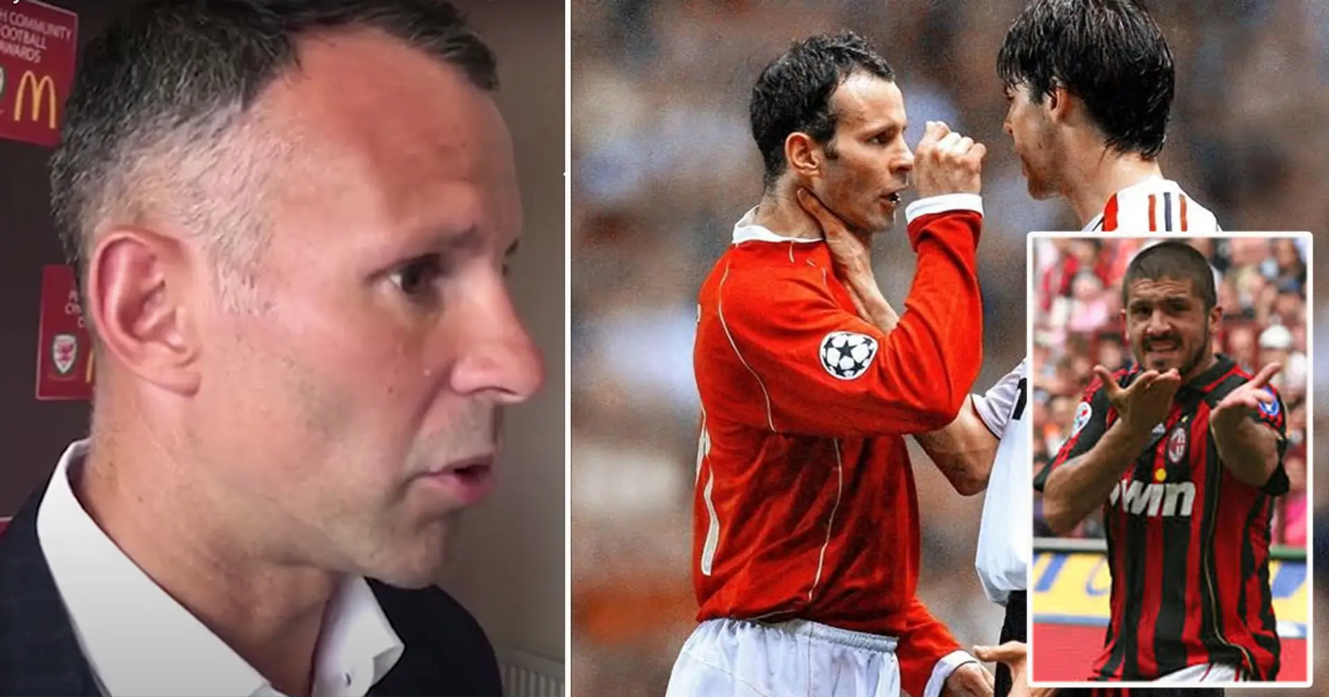 'He was waiting for me with Gattuso': Giggs tells a story behind iconic Kaka bust-up photo