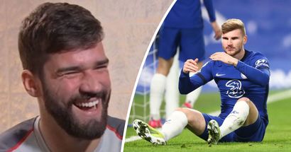 Hilarious Alisson stat shows Liverpool were right not to sign Werner in 2020
