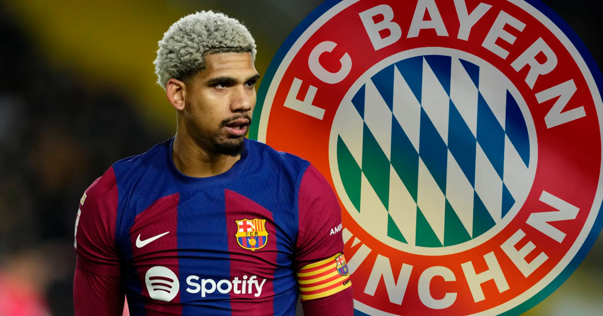 Bericht: Barca stellt Bayern-Flirt Araujo zum Verkauf