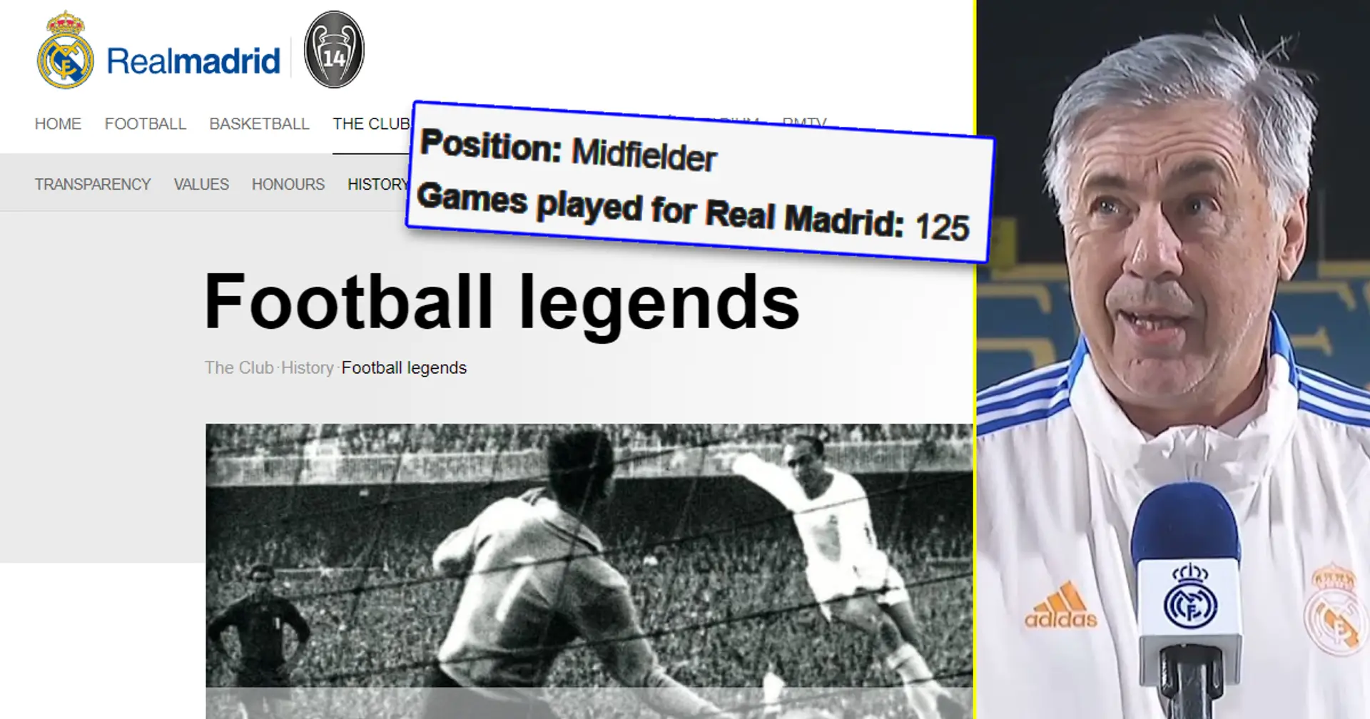 'Blessed fans with incredible goals': Madrid add new player to club's official 'Legends' list