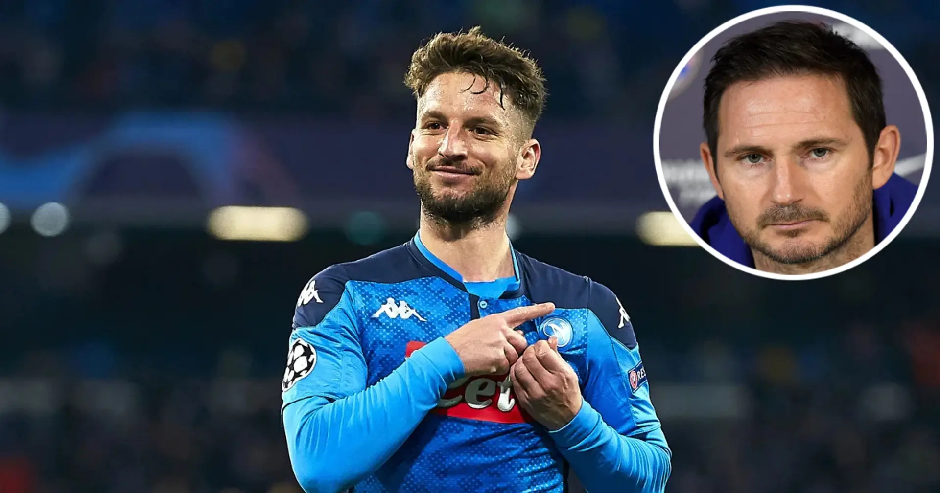 Sky Italia: Chelsea step up Dries Mertens interest as striker could leave Napoli for free