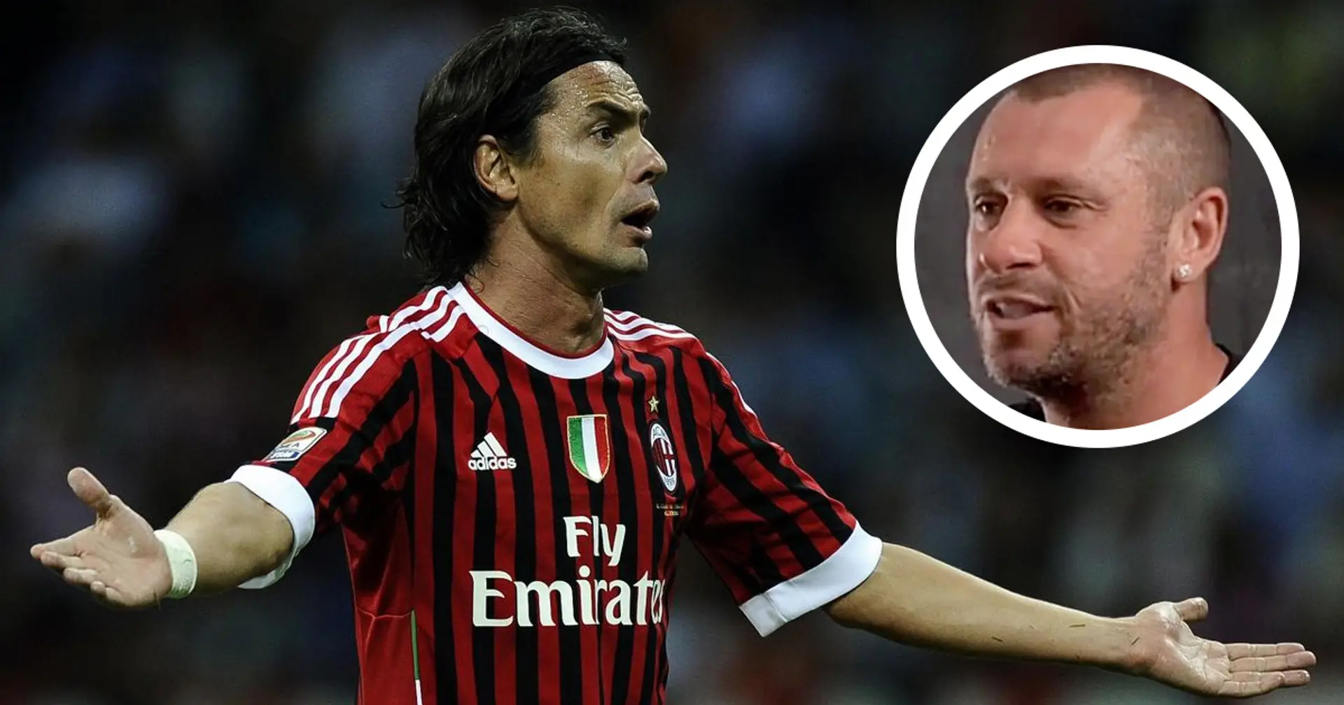 "Numero uno? Ma se giocava alla carlona!": Cassano attacca persino lo storico numero 9 del Milan Pippo Inzaghi