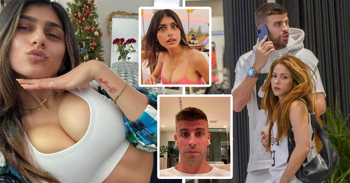 1200px x 630px - Mia Khalifa takes cheeky swipe at Gerard Pique after being caught cheating  on Shakira - Football | Tribuna.com