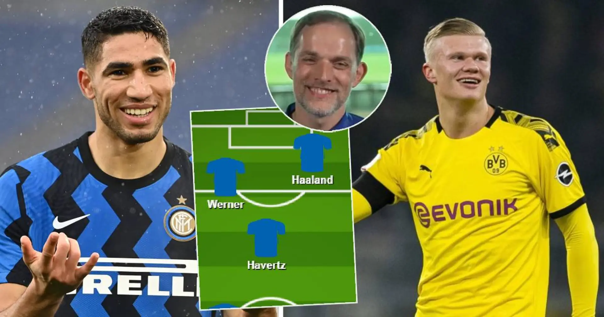 Hakimi and Haaland in? 2 ways Blues can line up with new stars in squad
