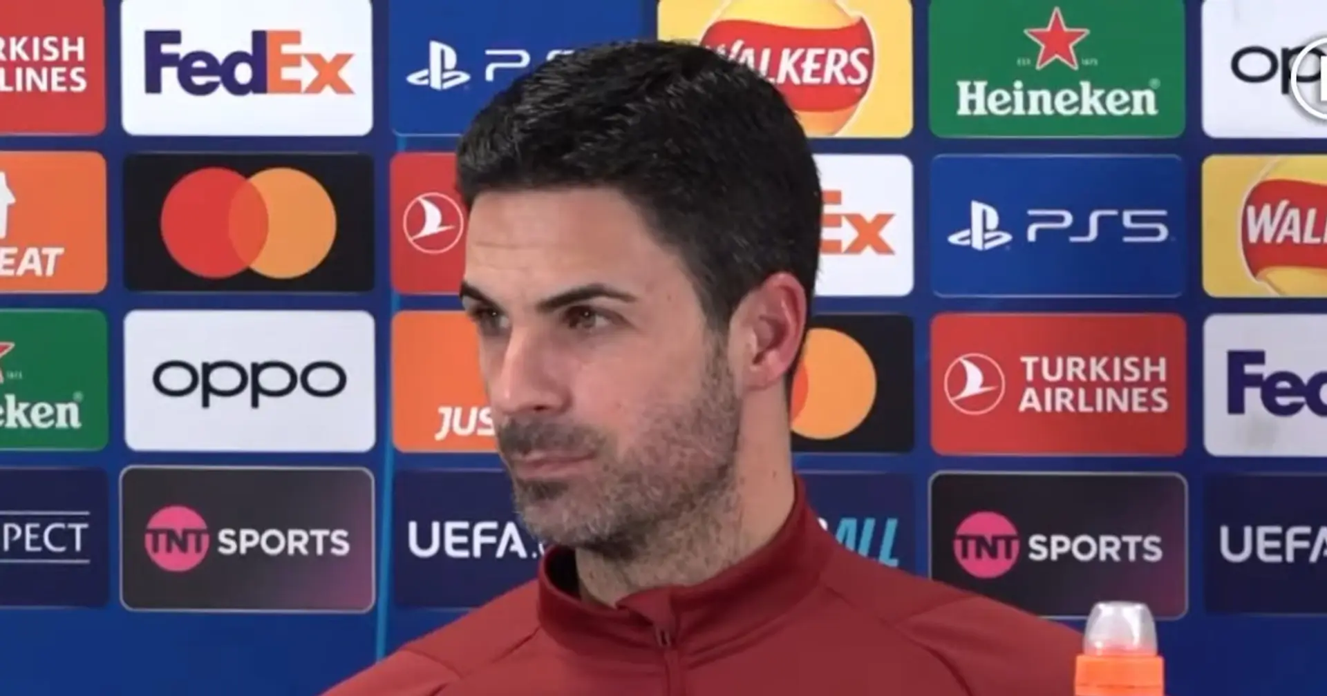 'The ambition rises': Arteta speaks out as Arsenal go top of the table and get close to Champions League quarter-finals