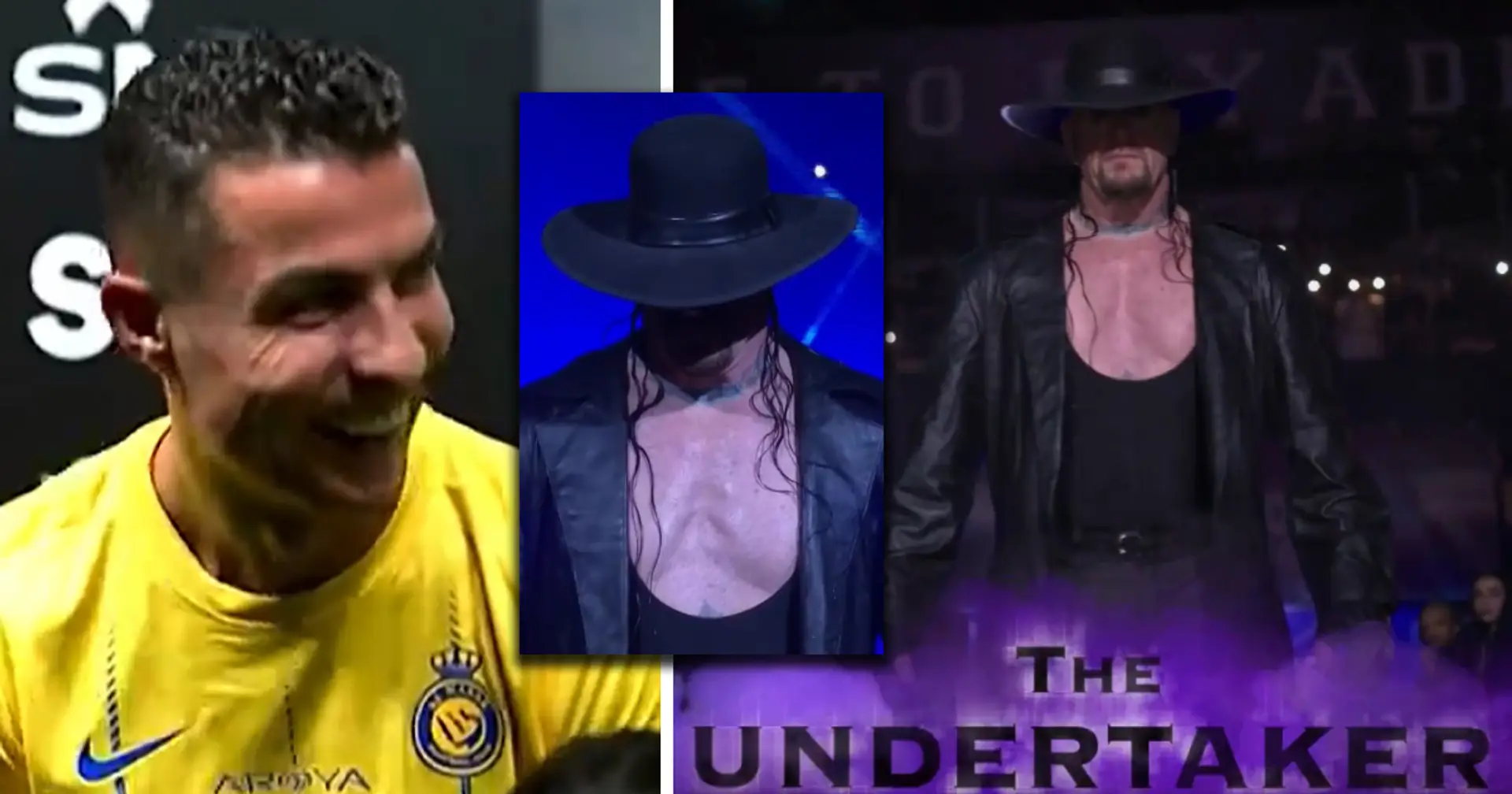 La leggenda della WWE Undertaker è apparsa allo stadio prima della partita di Al Nassr: la reazione di Cristiano è esilarante