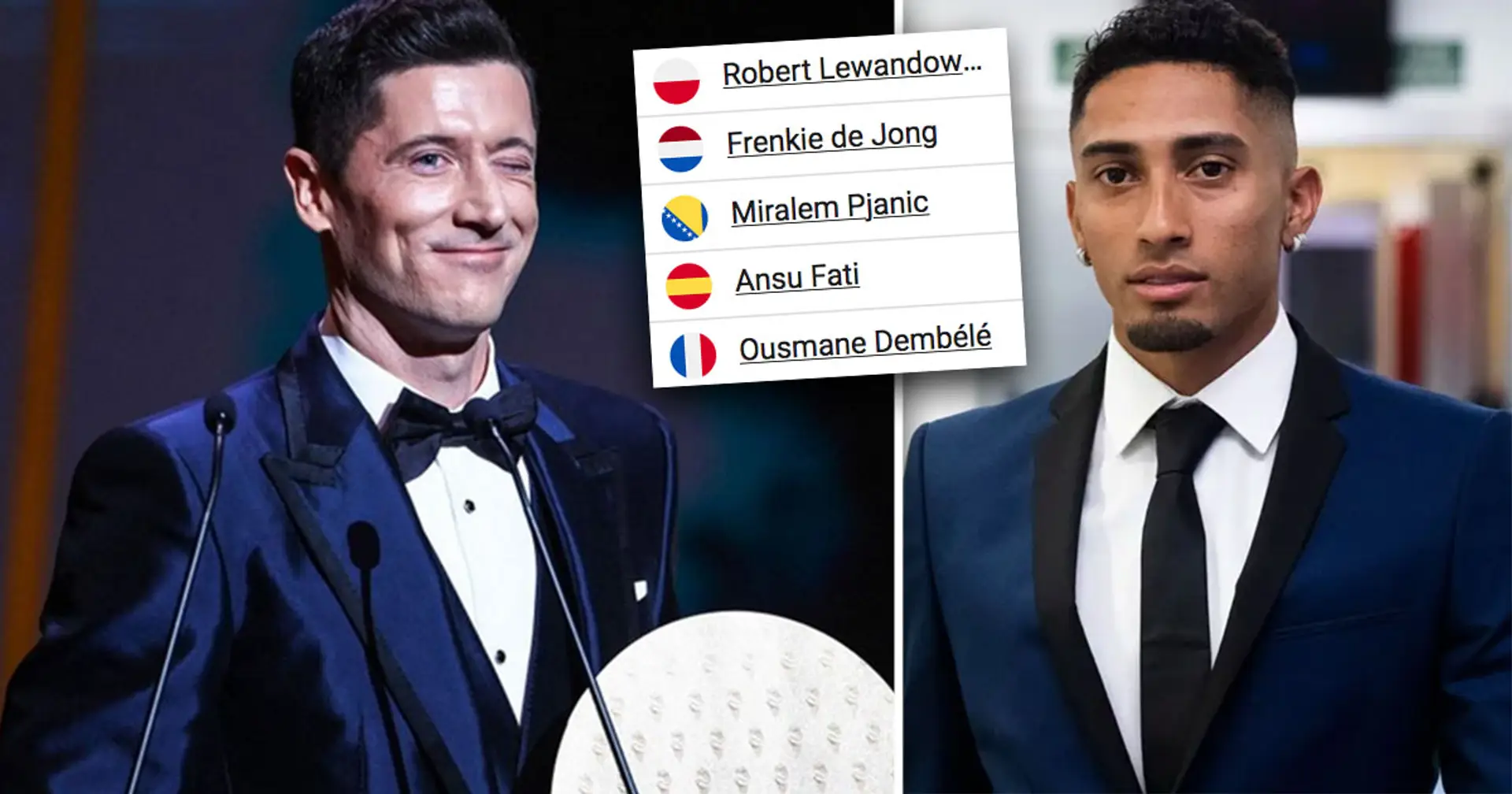 Lewandowski 3rd, Raphinha out of top 5: Barca's highest-paid players right now