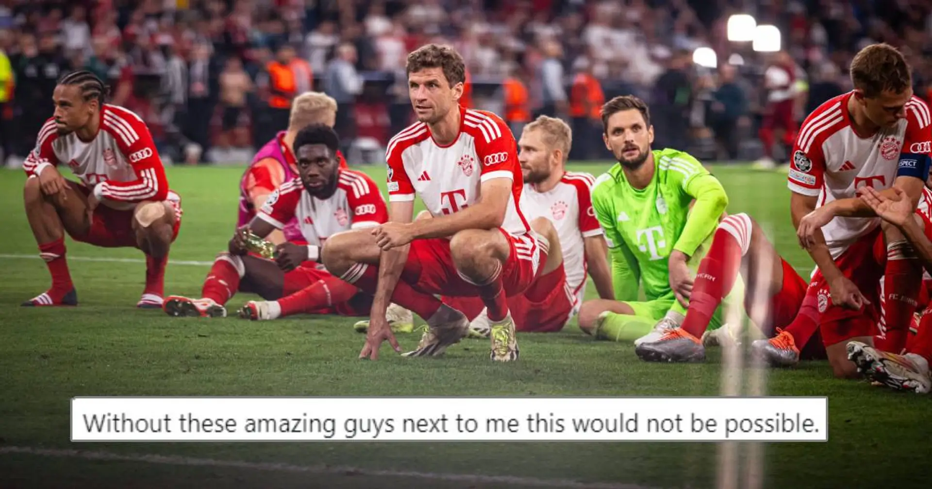 Müller reagiert auf seinen 100. UCL-Sieg: "Ohne diese tollen Jungs an meiner Seite wäre das nicht möglich"