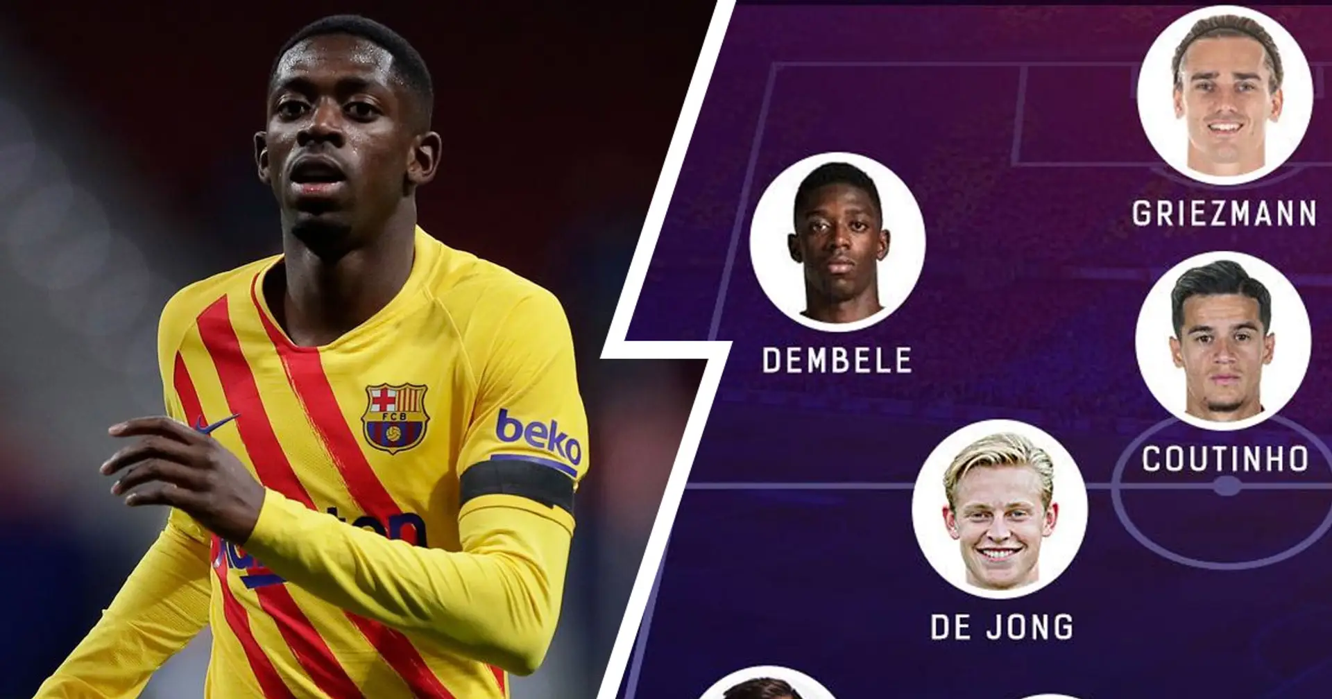 Dembele deserves a start? Select Barca XI for Cadiz game from 3 options