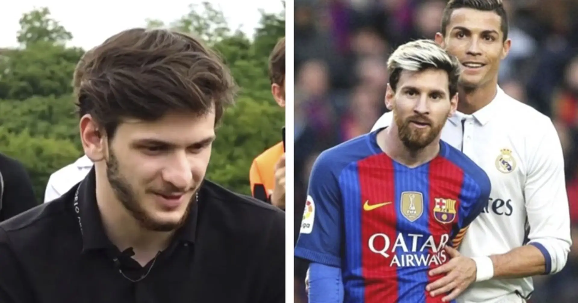 Er hat seine Wahl getroffen: Khvicha Kvaratskhelia beantwortete die Frage "Messi oder Ronaldo?" vor der Kamera  