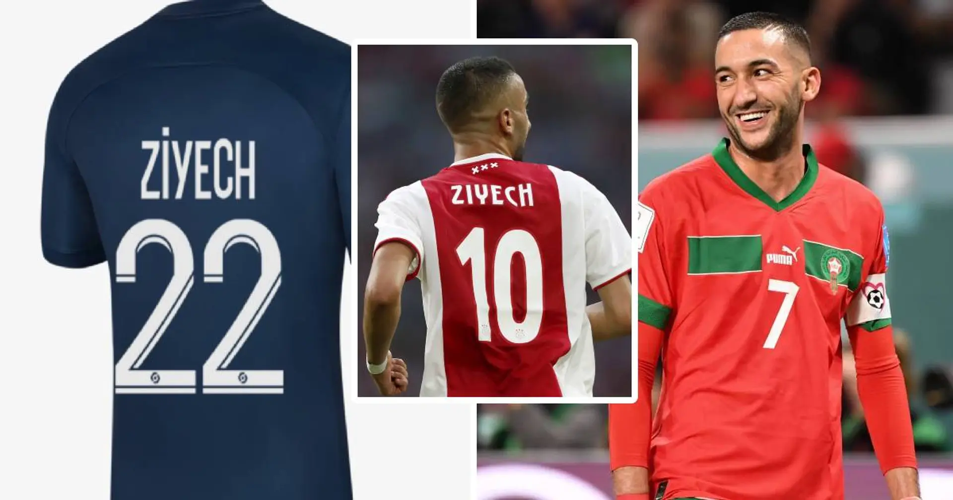 5 numéros de maillot que Ziyech pourrait obtenir au PSG – en images