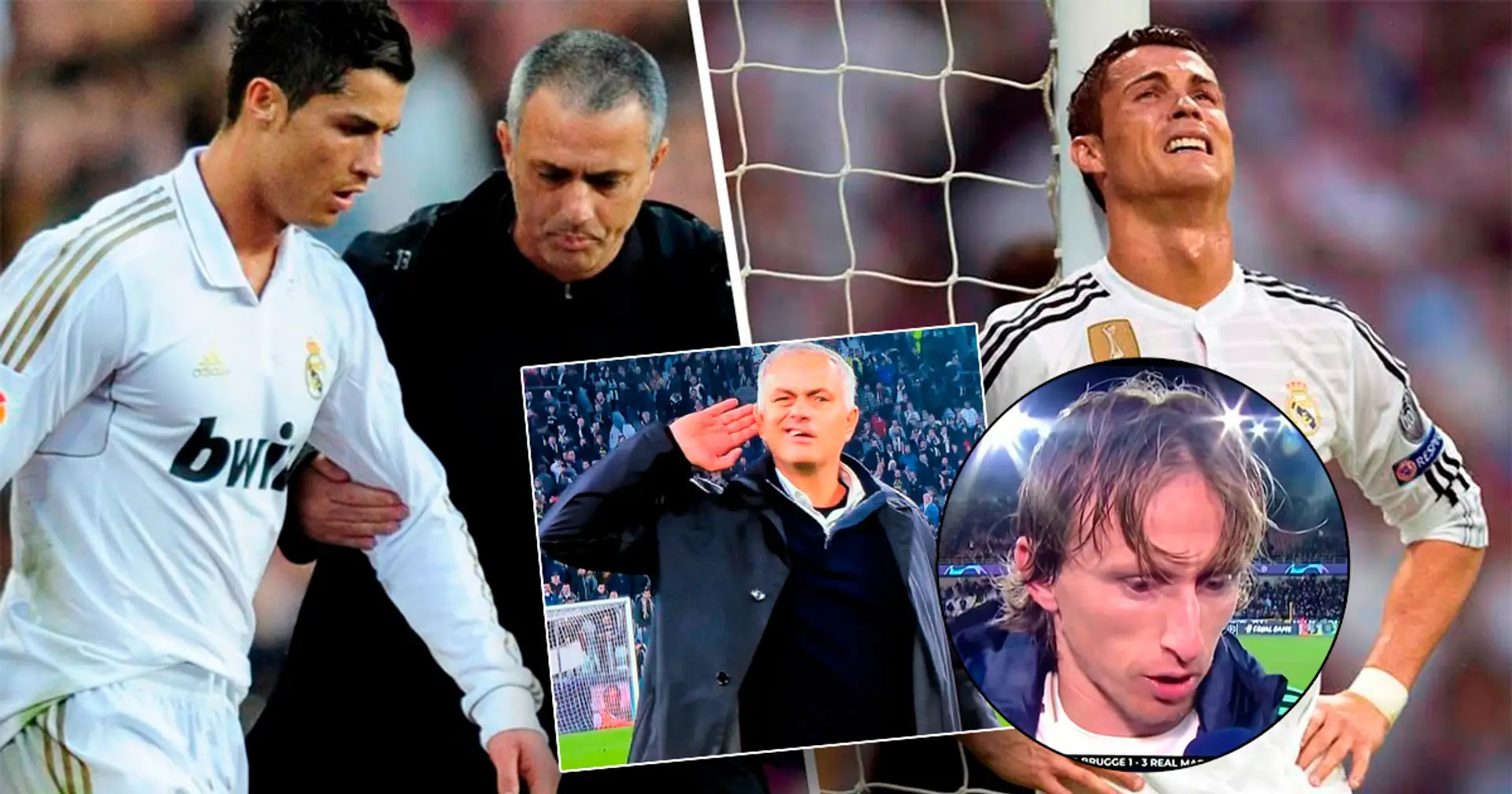 Luka Modric reveals how argument with Jose Mourinho left Cristiano Ronaldo on the verge of tears