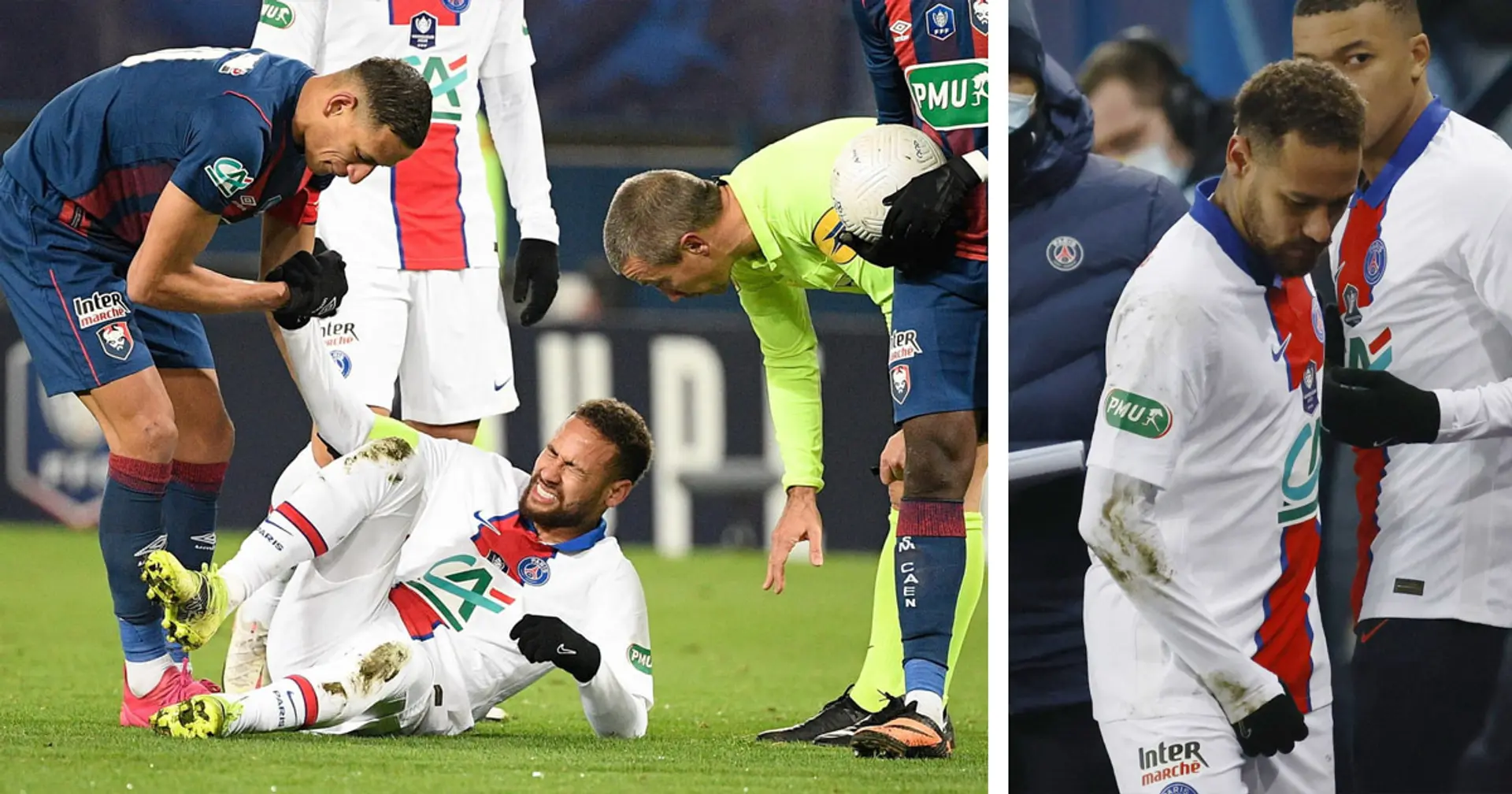 Neymar has only 'faint hope' of facing Barcelona after suffering fresh injury in French Cup win