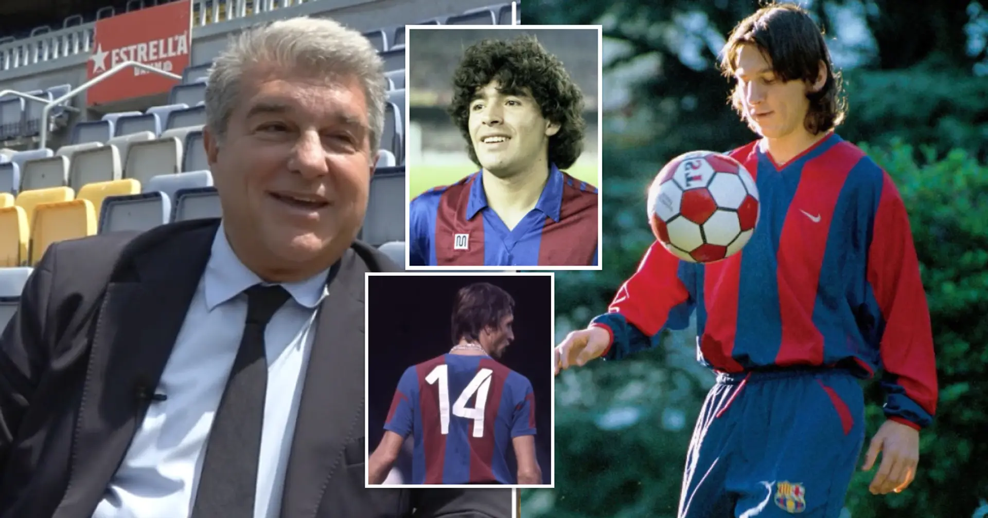 'Mixture of Cruyff and Maradona': Laporta lavishes praise on Messi