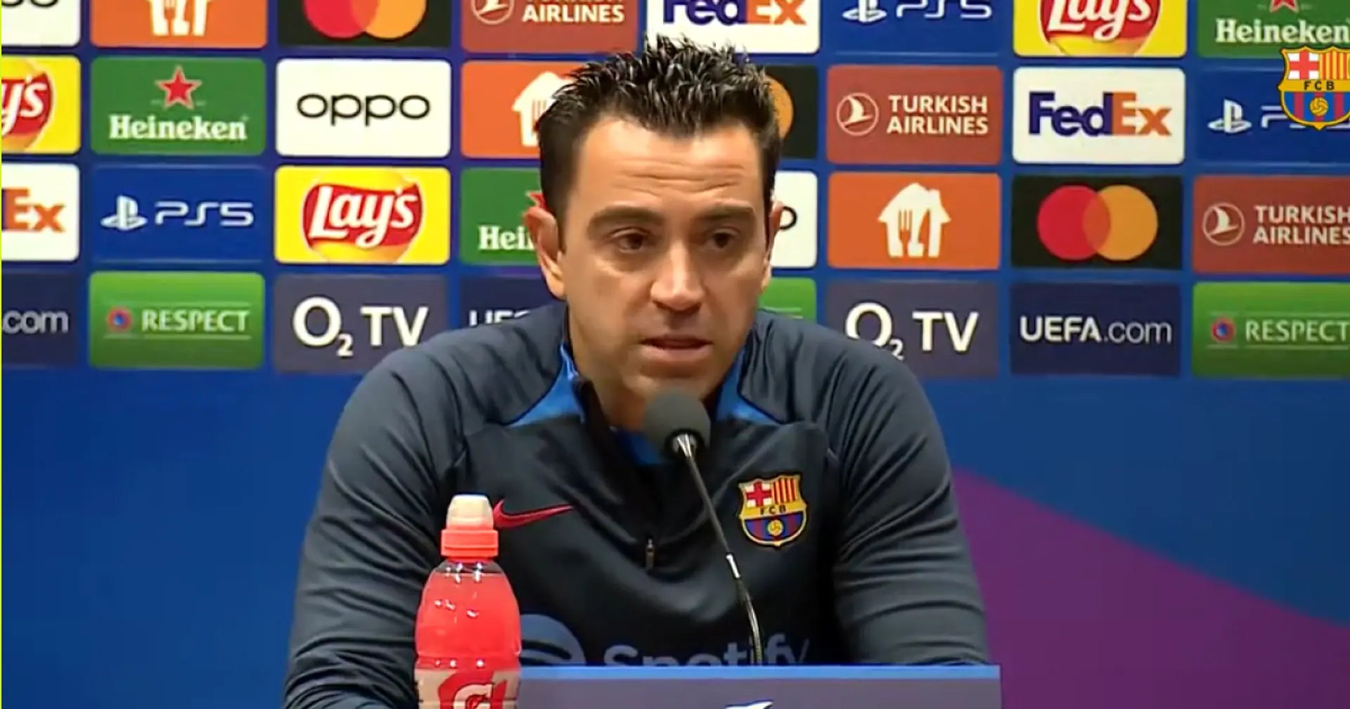 "Nous n'avons rien en jeu": Xavi explique comment le Barça envisage d'aborder le match sans conséquence vs Plzen