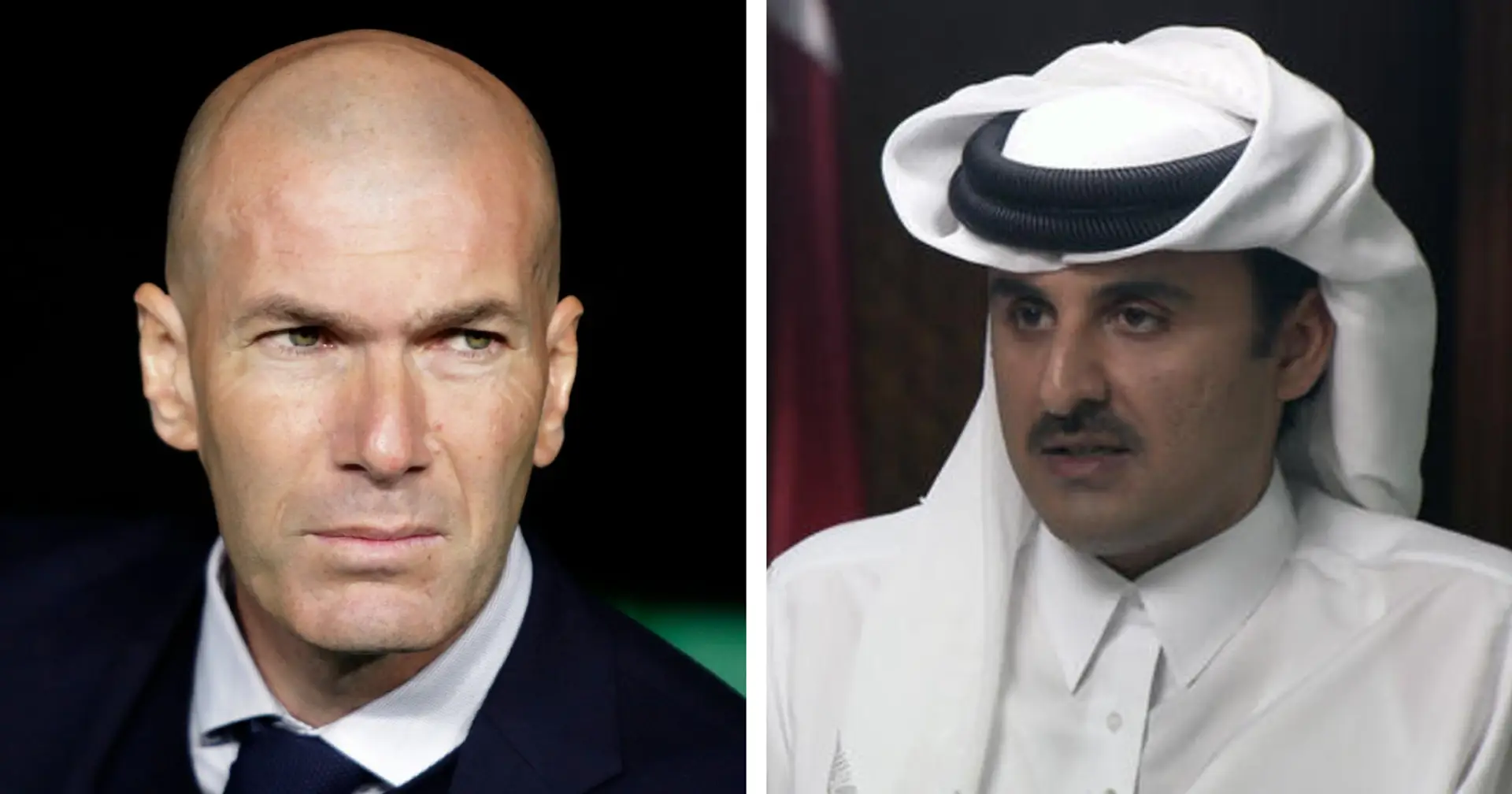 Zinedine Zidane "in regelmäßigem Kontakt" mit dem Emir von Katar über den Wechsel zu Paris Saint-Germain