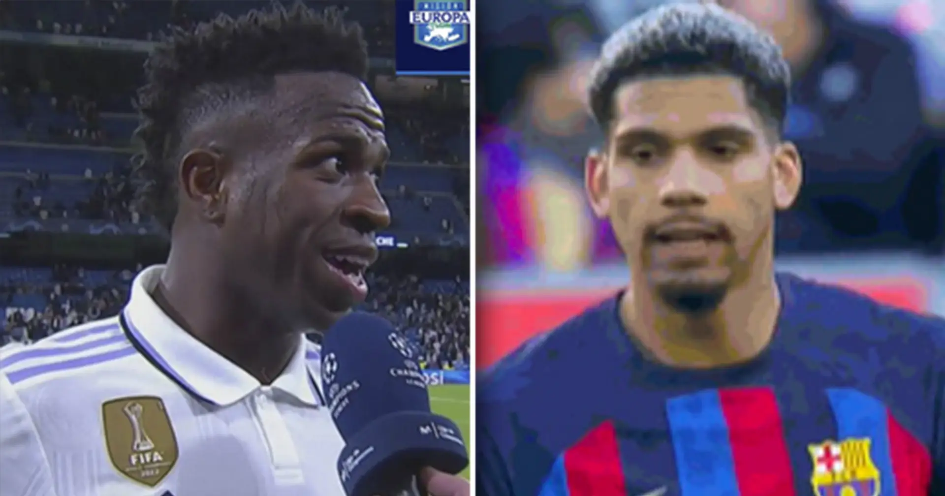 "C'est pourquoi il joue pour le Barca": Vinicius Jr fait des éloges surprenants à Araujo
