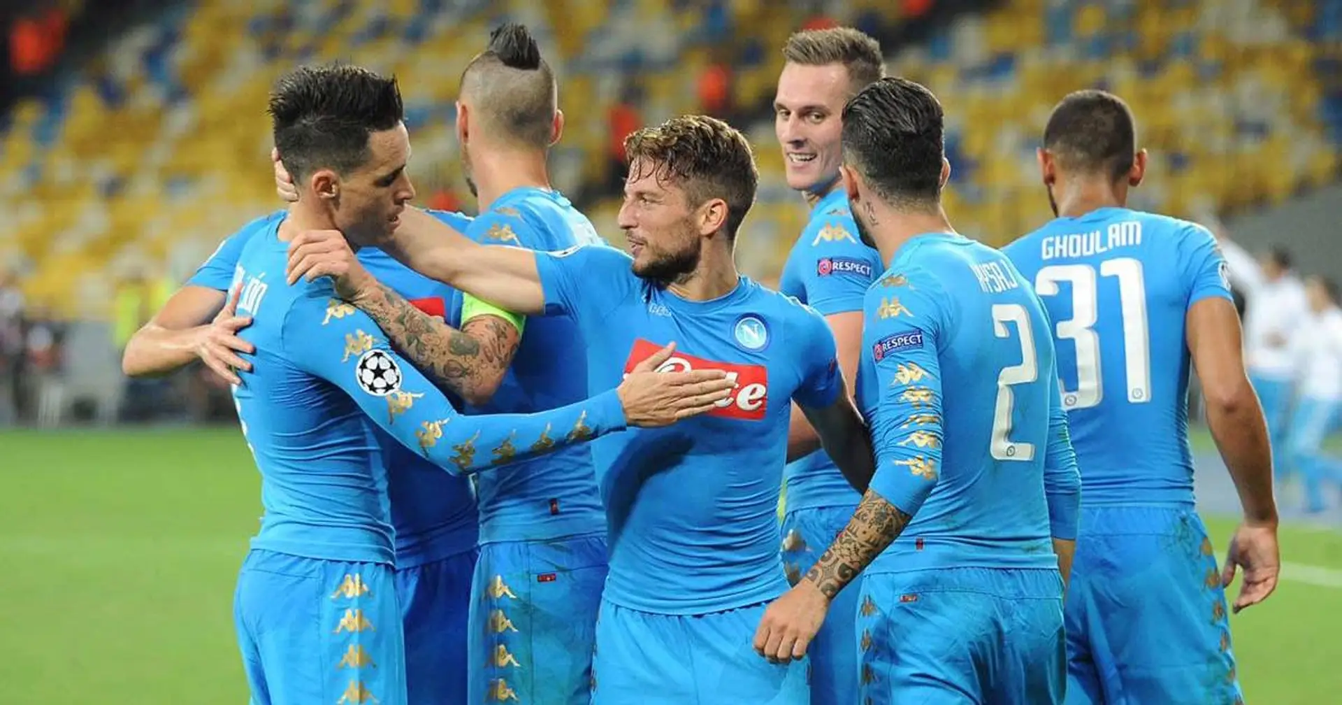 Sorridono le casse del Napoli nonostante l'eliminazione dalla Champions: ricavati oltre 65 milioni di euro 