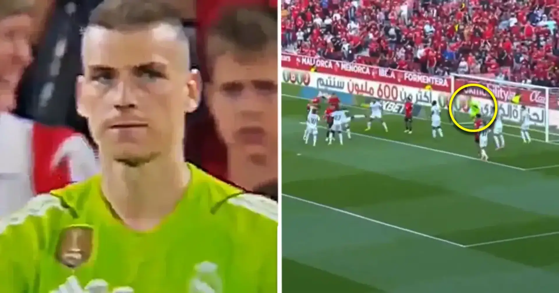 "Lunin is the best goalkeeper in the world" - what a fantastic save by the Ukrainian against Mallorca 