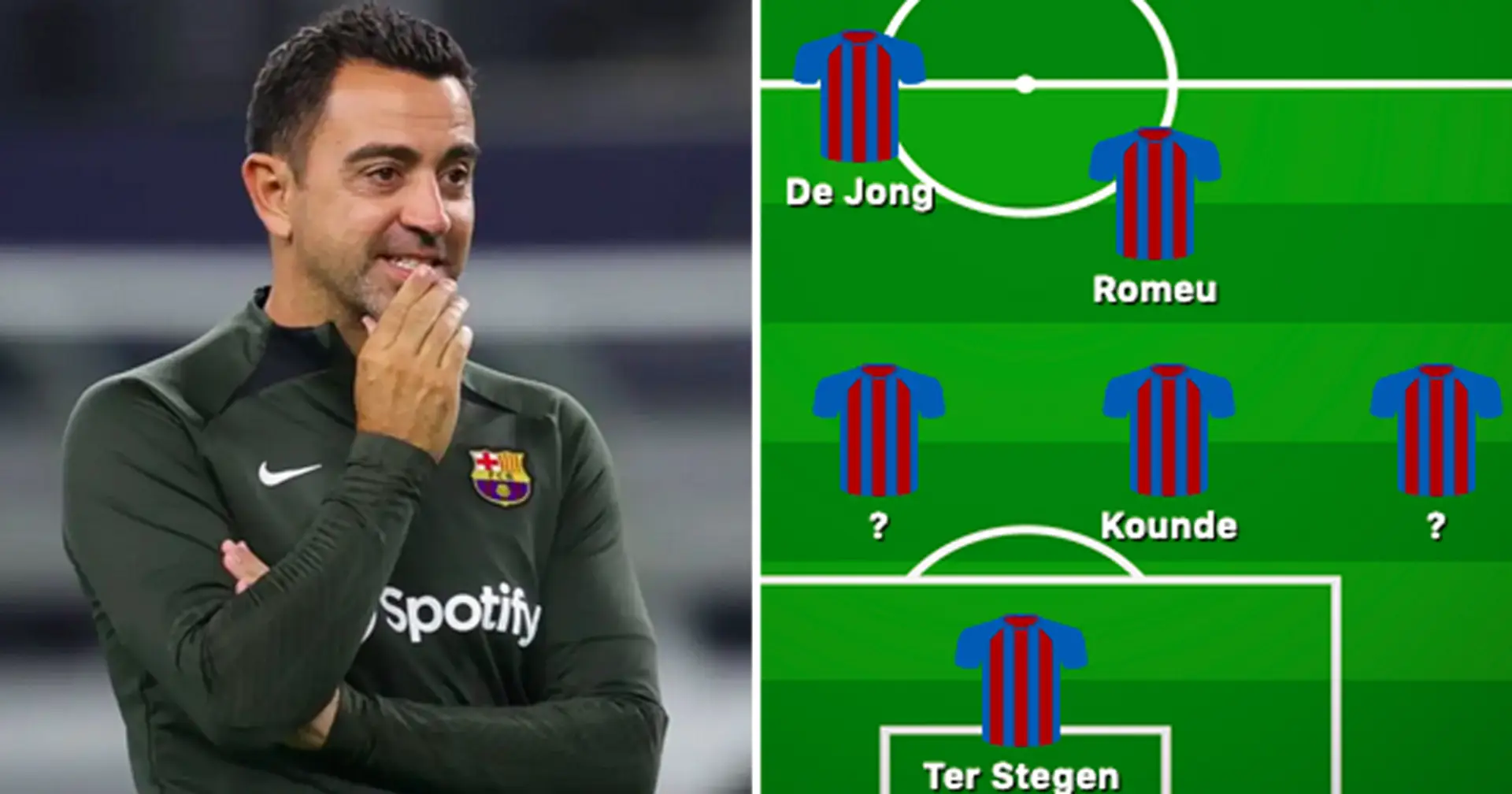 How should Xavi line up against Antwerp?