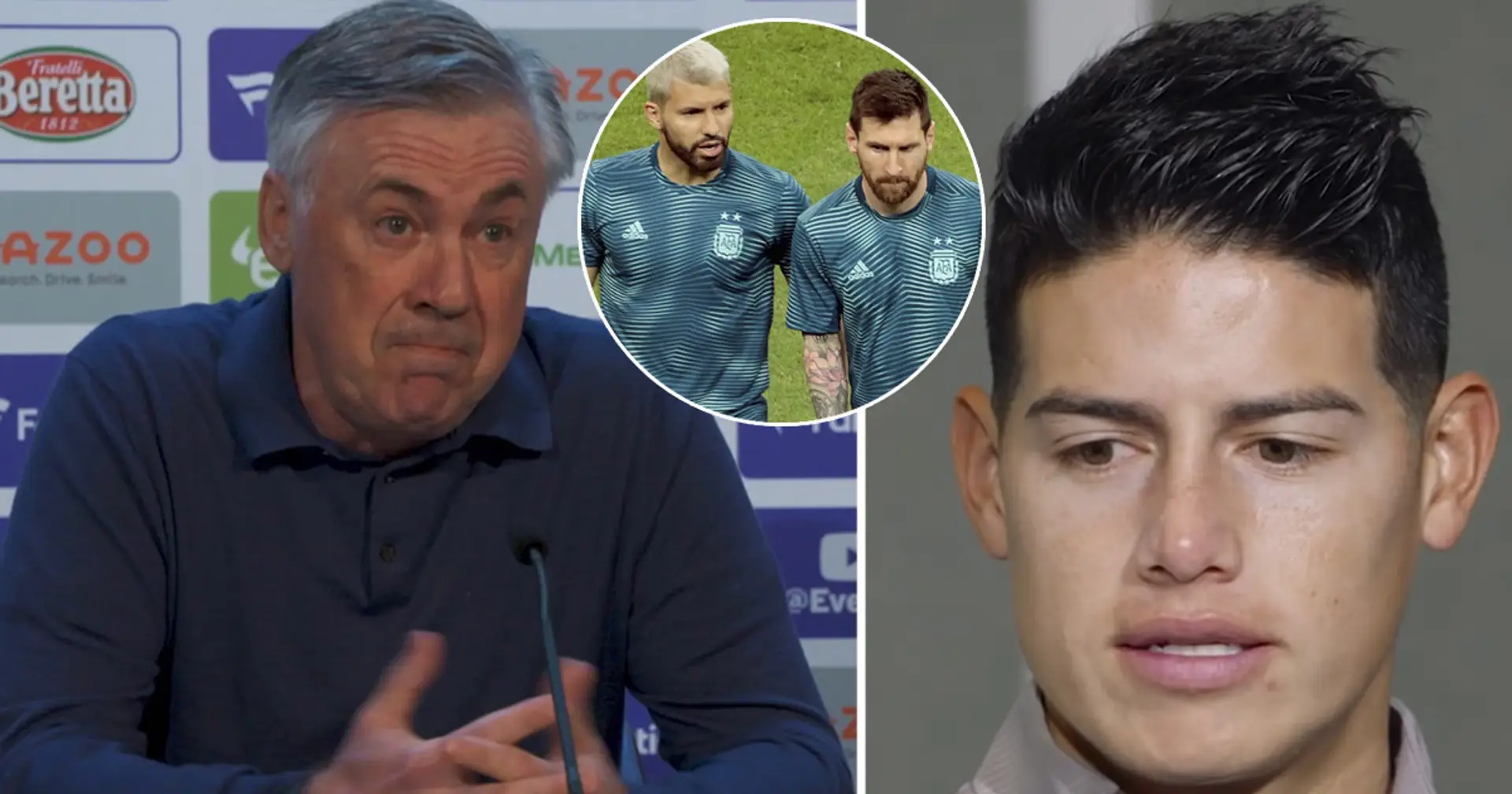 James Rodriguez: 'Aguero went to Barca and Messi's leaving. I went to Everton because of Ancelotti and now he's gone'