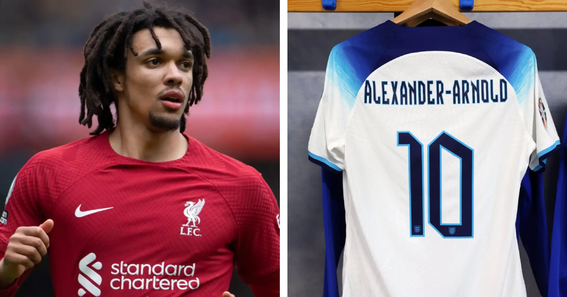 Trent Alexander-Arnold given No.10 shirt as he's set for midfield start for England