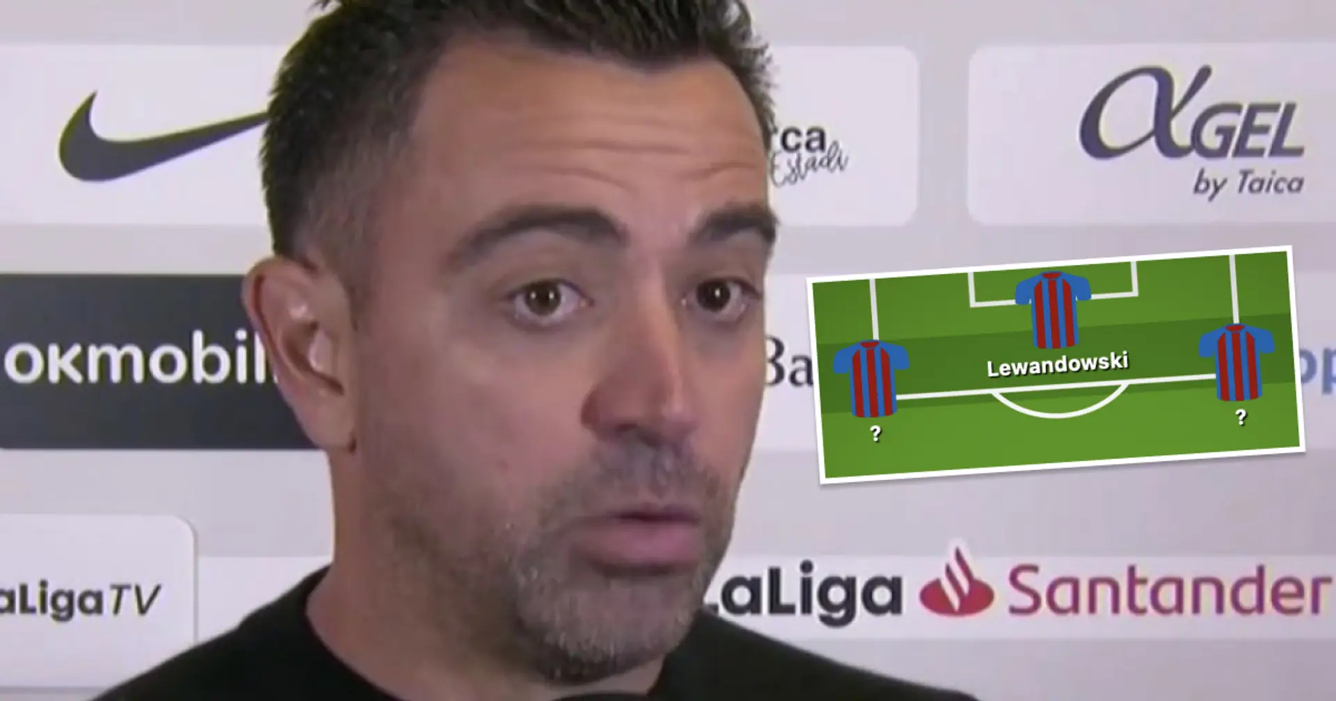 What front three should Xavi field against Celta Vigo?