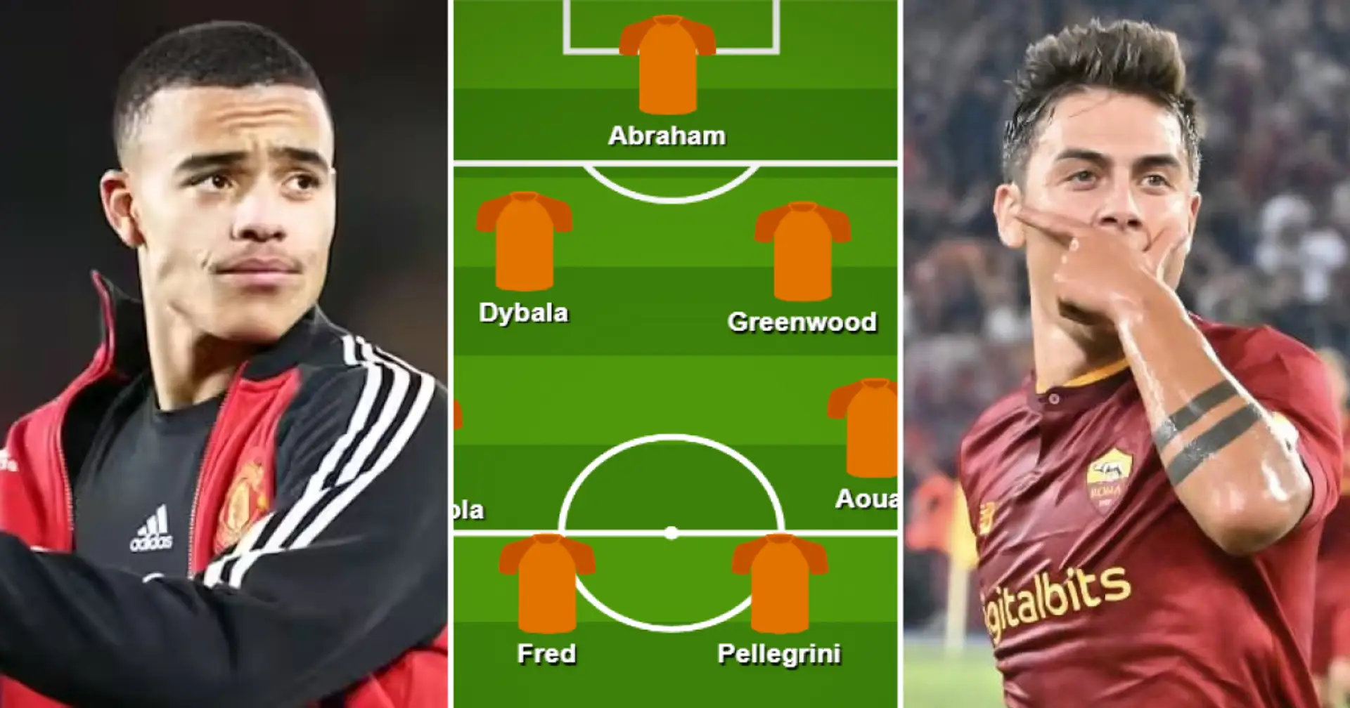 AS Roma's best XI next season with Greenwood in and Dybala staying shown in line up
