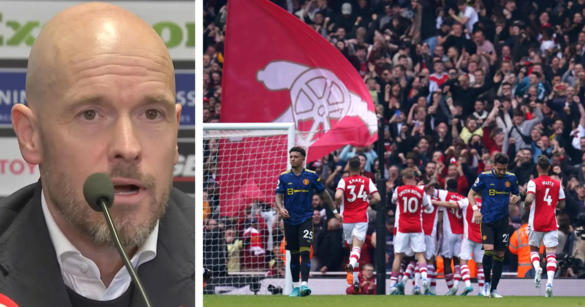 'I don't have an opinion on their results': Ten Hag refuses to speak on United's troubles after Arsenal loss