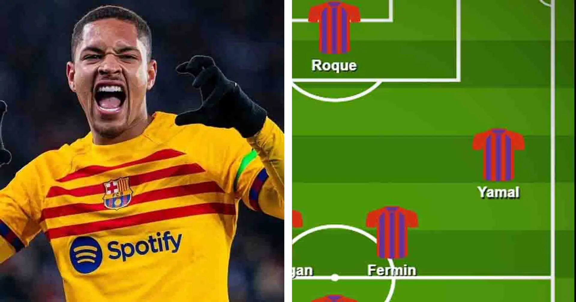 'Roque should play no less than 60 mins': Barca fans name ultimate XI for Real Sociedad clash