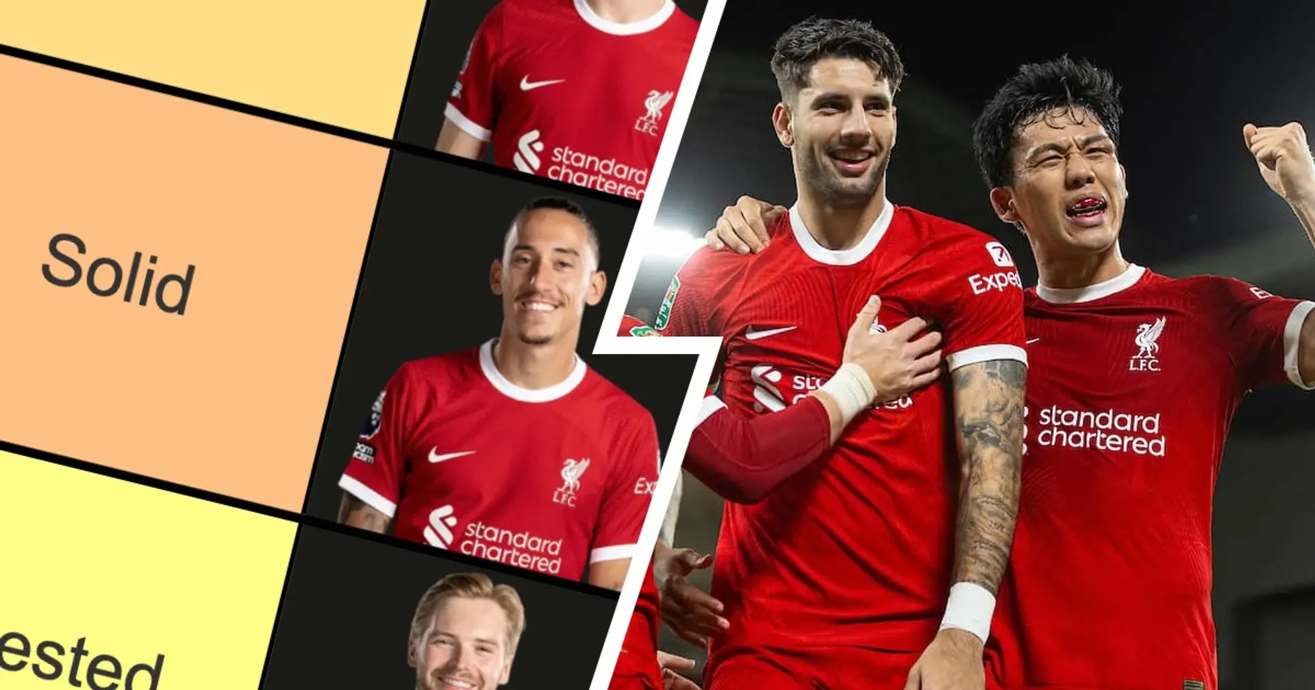 Four players 'devastating': Liverpool tierlist for Carabao Cup win over Leicester City