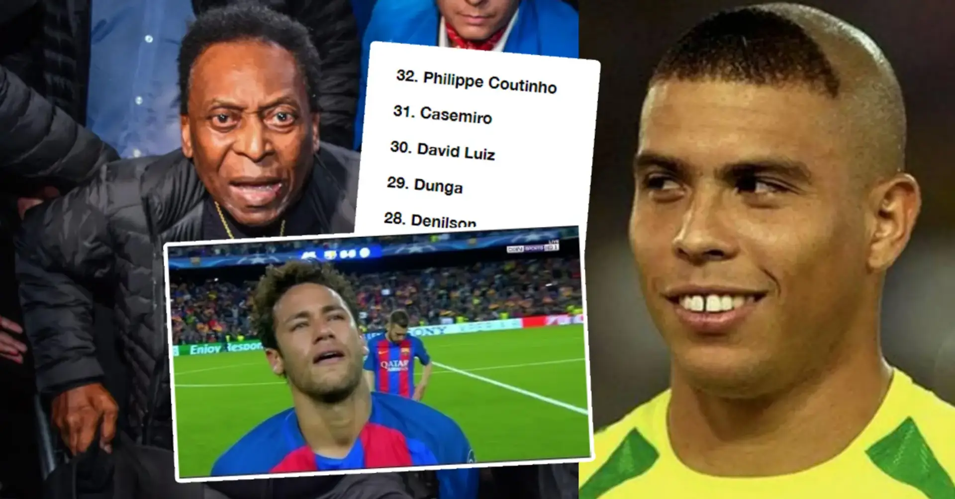Die 32 besten brasilianischen Fußballer aller Zeiten genannt  - Neymar nicht einmal unter den Top-10 
