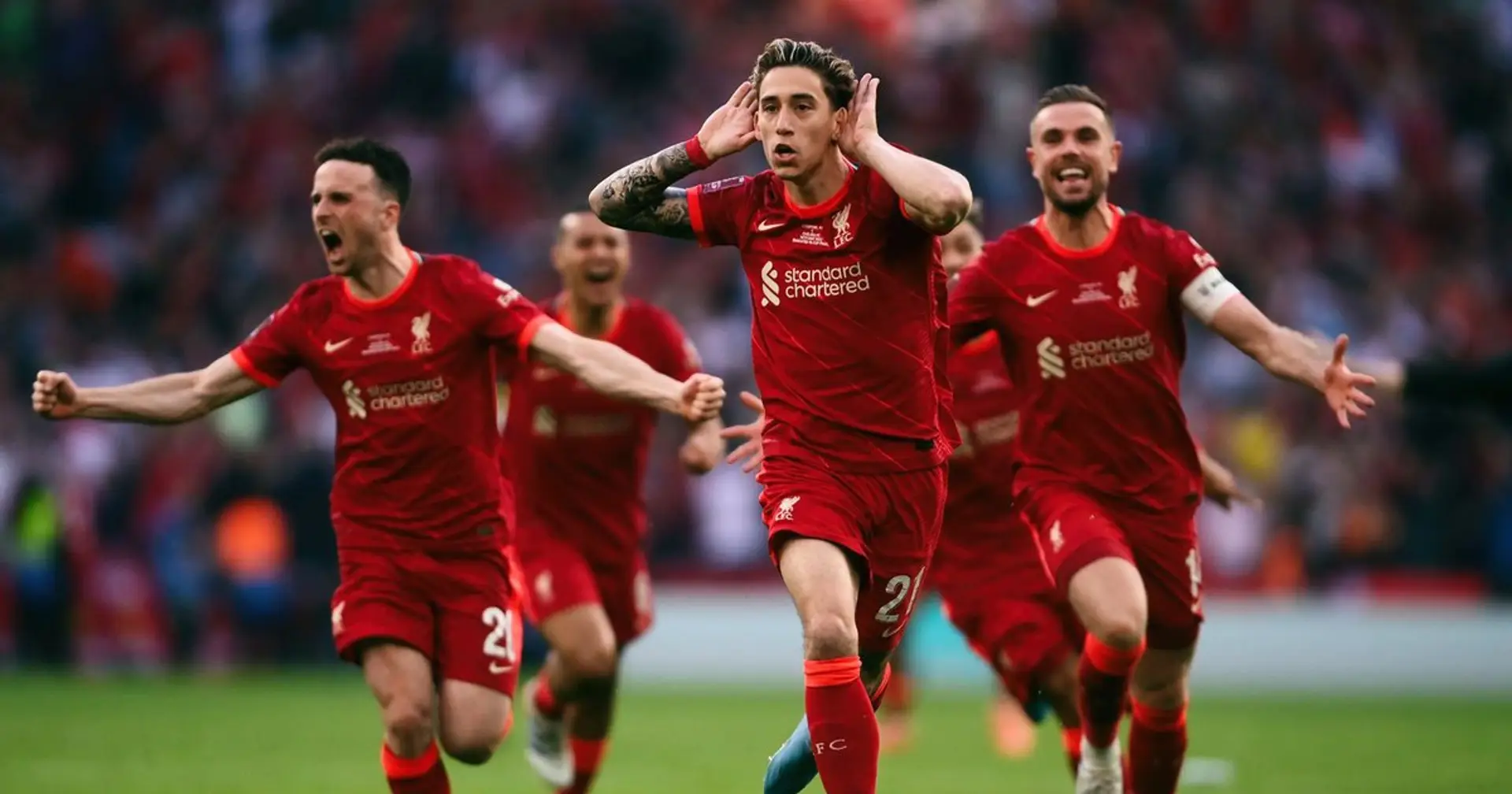 4 best Tsimikas pictures as Greek Scouser wins FA Cup for Liverpool