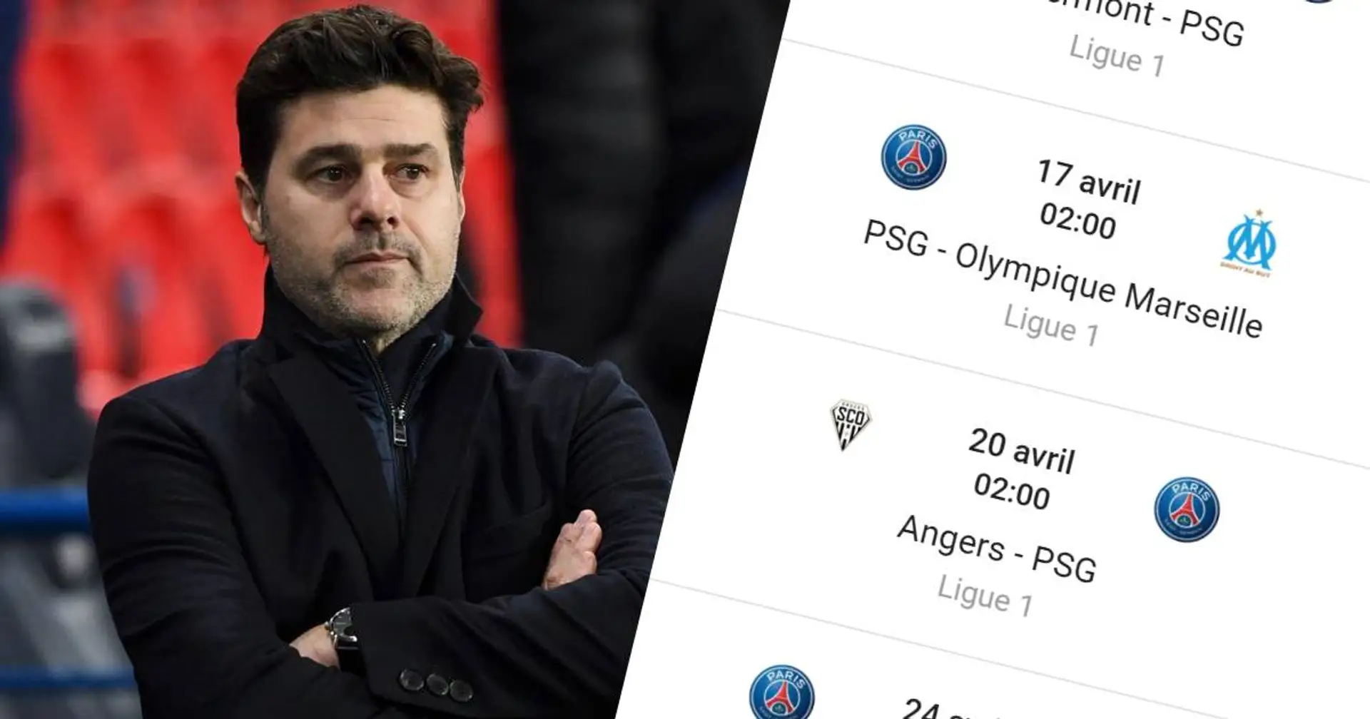 Quatre mois restants: aperçu des 18 matchs restants du PSG en Ligue 1