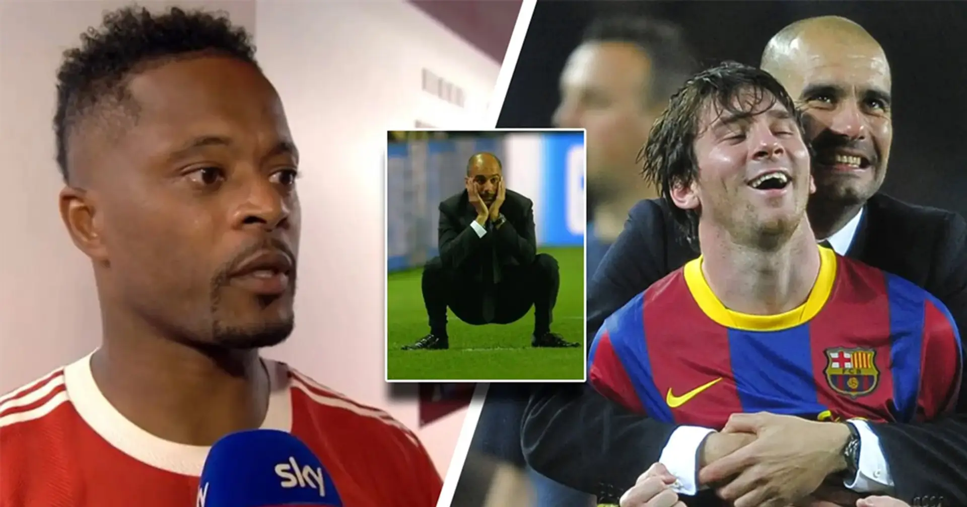 'He won Champions League because he had Messi': Patrice Evra's brutal response to Pep Guardiola jibe