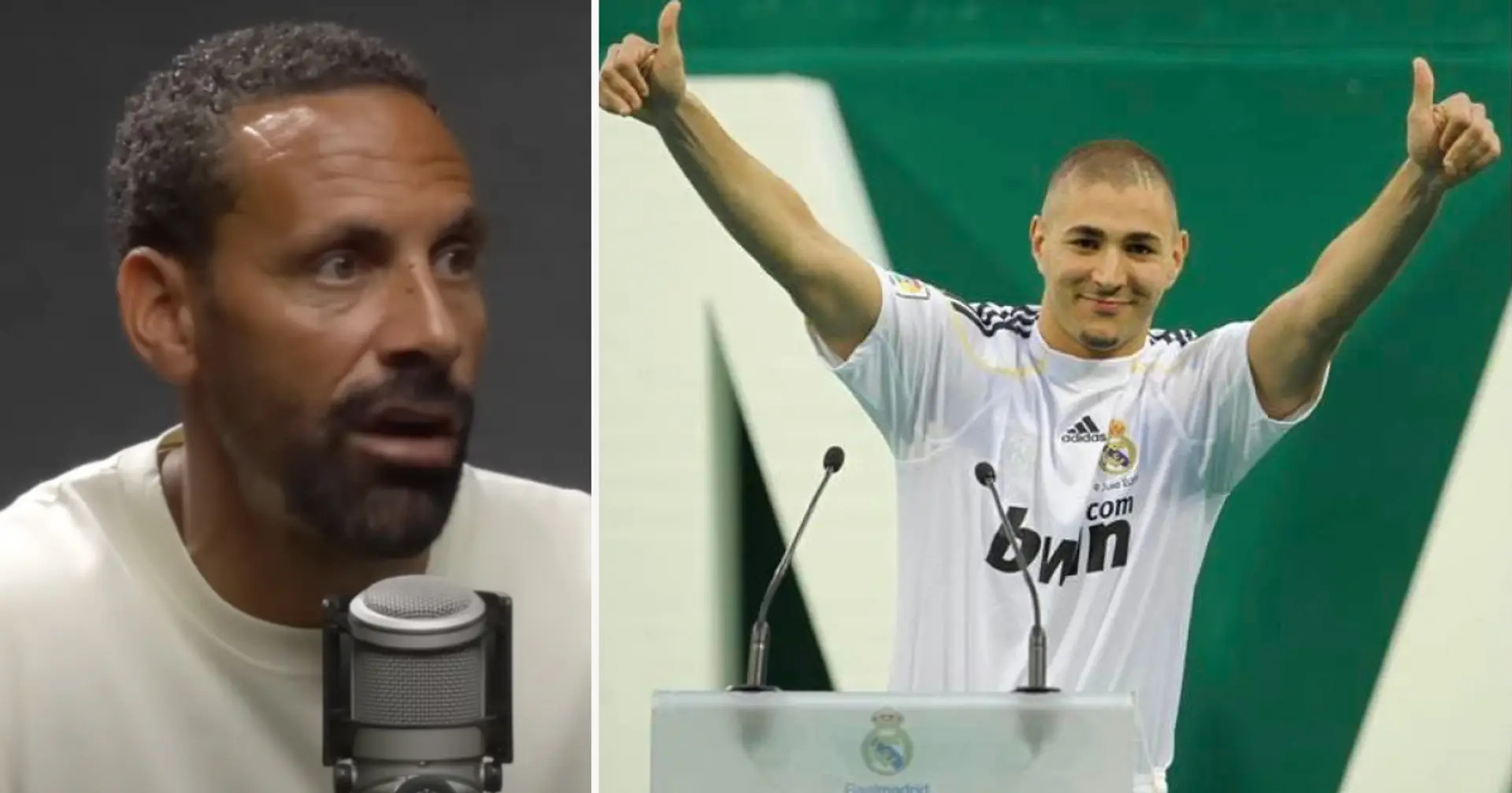 'Match made in heaven': Rio Ferdinand reveals main man behind Benzema's move to Madrid, not Perez