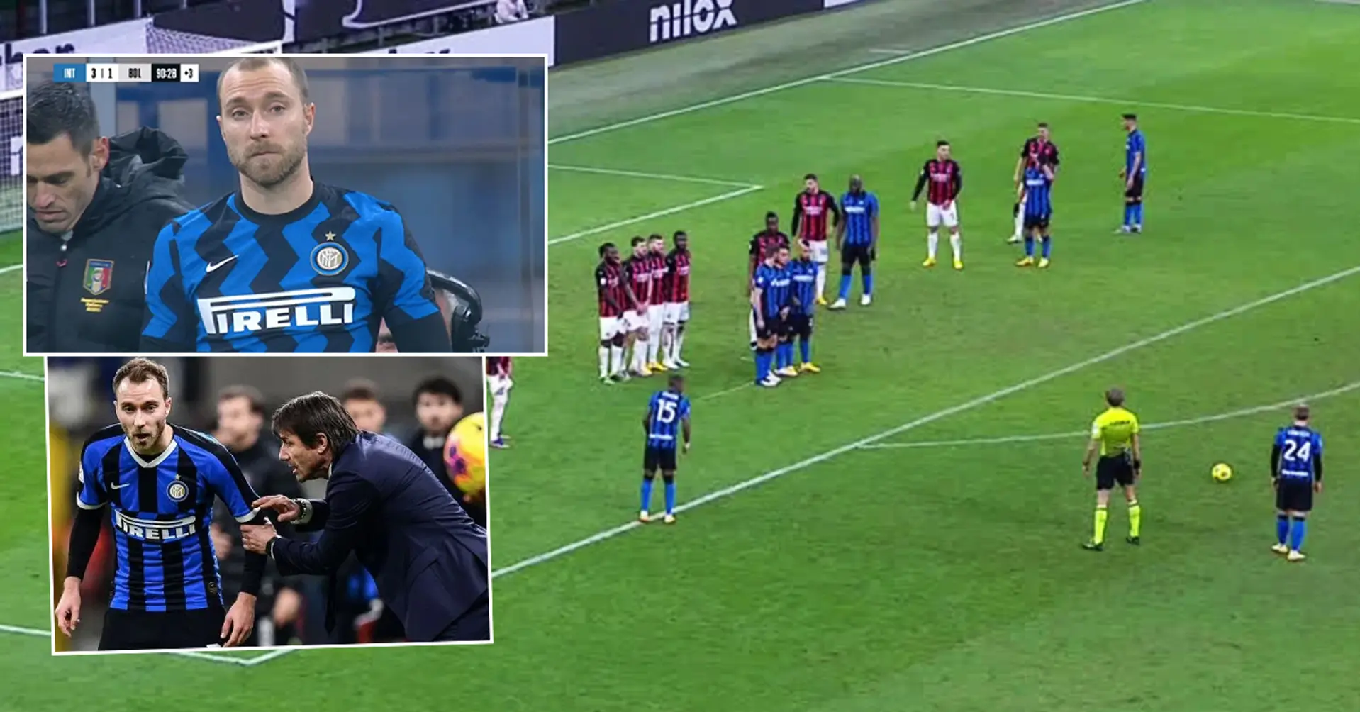 Conte kept humiliating Eriksen – Christian responded with insane free-kick to win Milano Derby