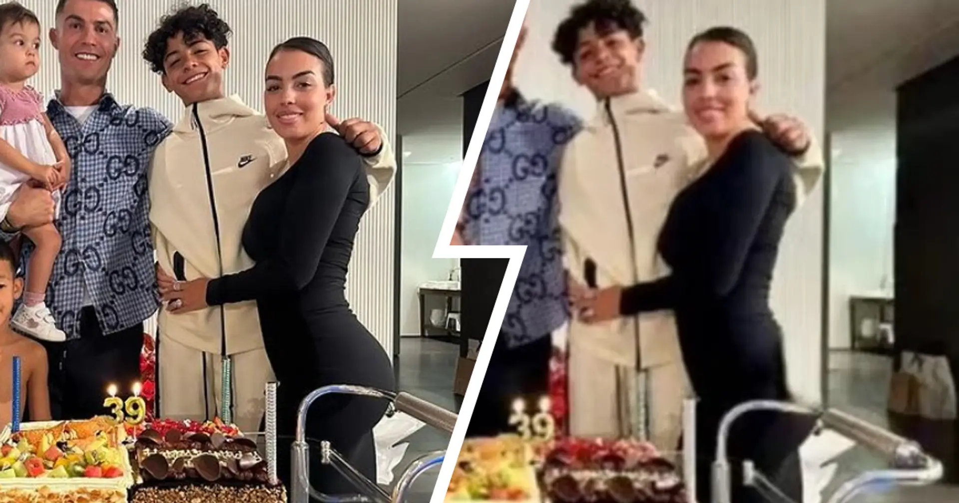 Ronaldo festeggia il 39° compleanno ma in Iran censurano il fondo schiena di Georgina: le IMMAGINI