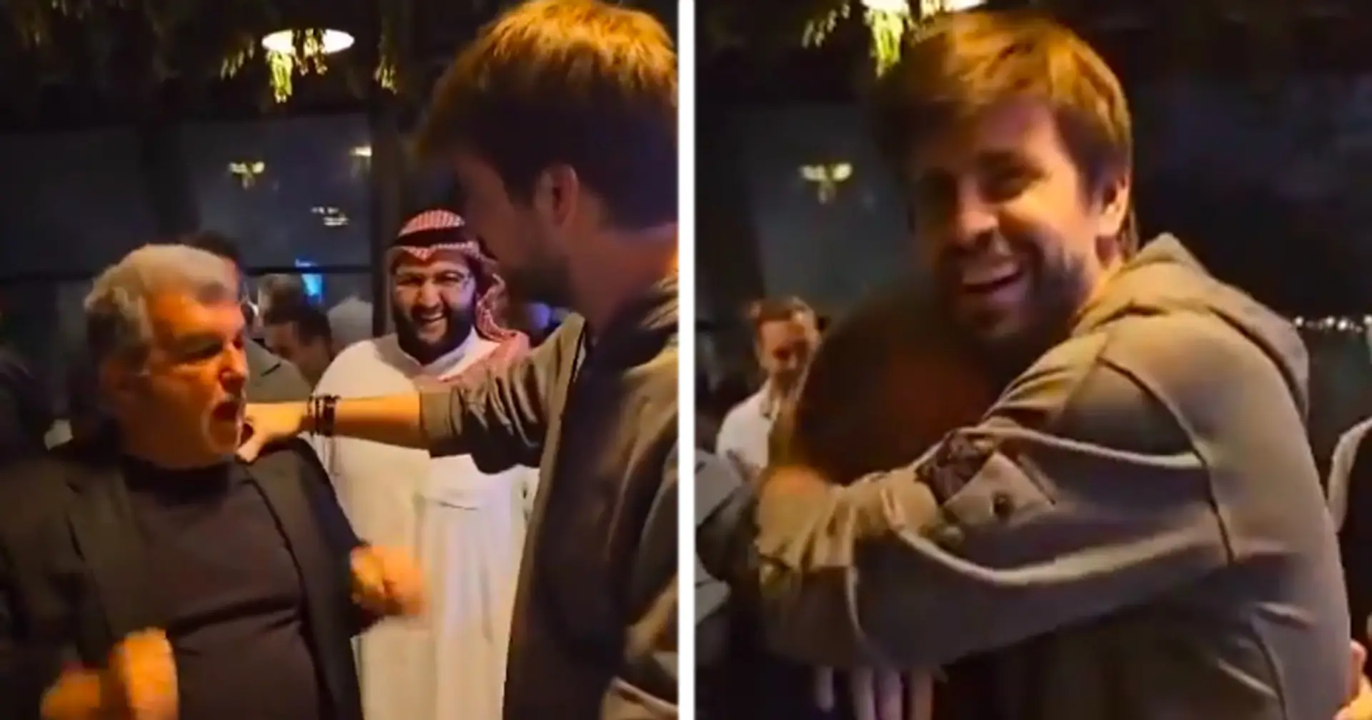 Piqué arrive en Arabie Saoudite avant la finale de la Supercoupe et rencontre Laporta (vidéo)
