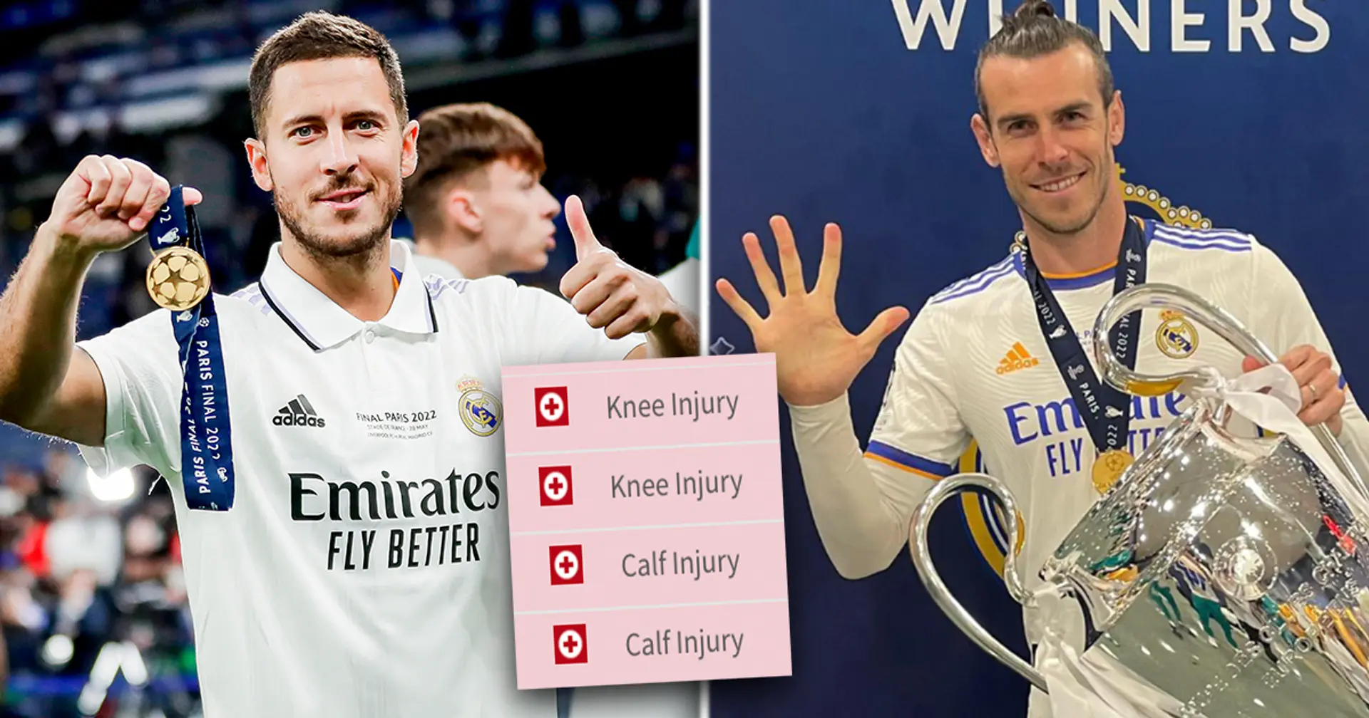 Bale et Hazard reçoivent des médailles en Ligue des champions, mais y ont-ils joué ? Réponse