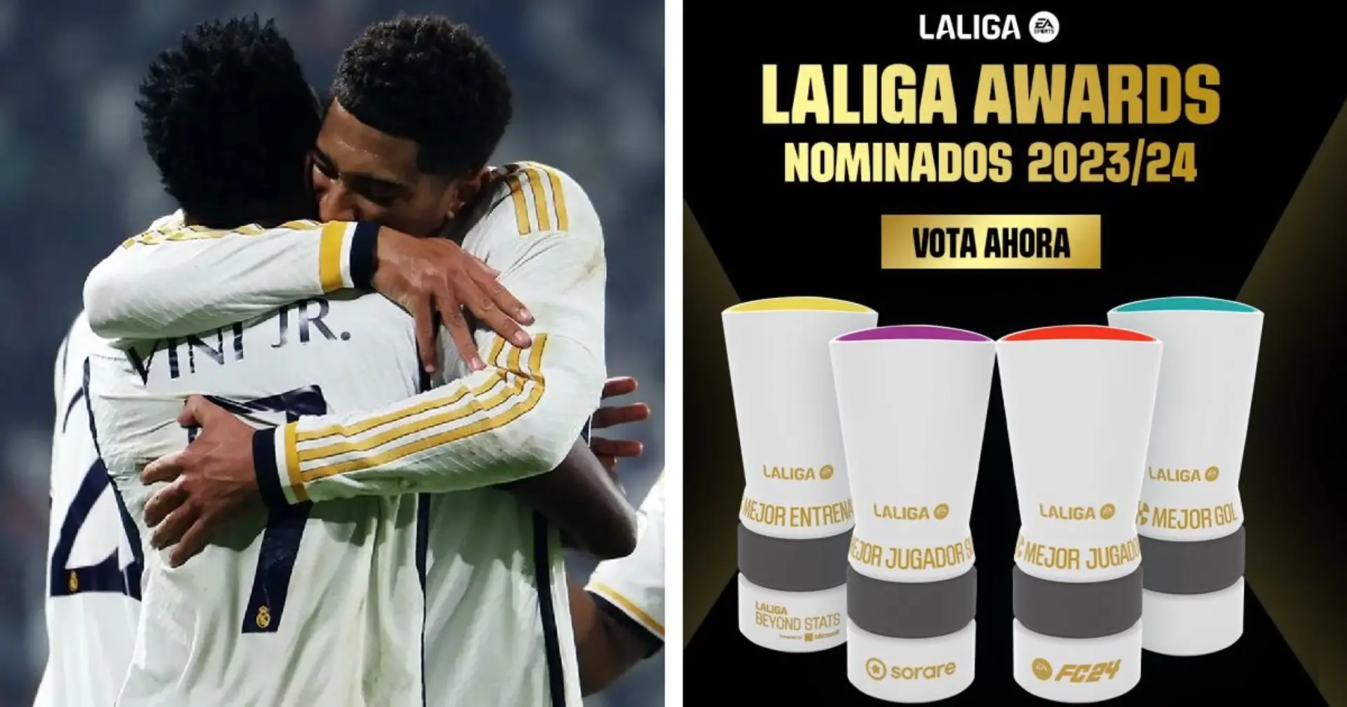 3 Real Madrid players nominated for La Liga end-of-season awards